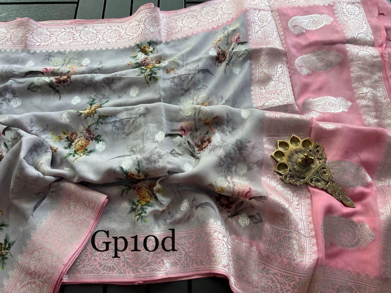 Crepe Georgette Printed by Icultuer – Elegant Lightweight Fabric