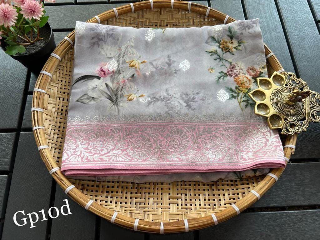 Crepe Georgette Printed by Icultuer – Elegant Lightweight Fabric