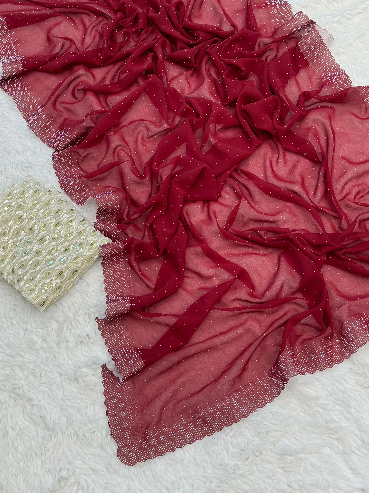 Bollywood Georgette by Icultuer With Sequence Blouse