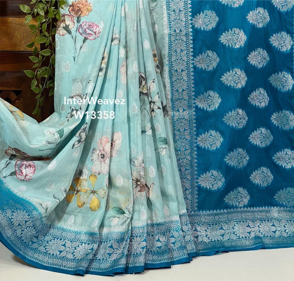 Premium Crepe Georgette Printed by Icultuers – Trendy & Stylish