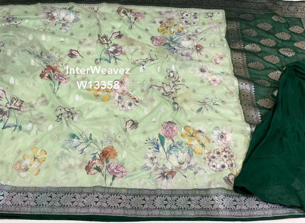 Premium Crepe Georgette Printed by Icultuers – Trendy & Stylish