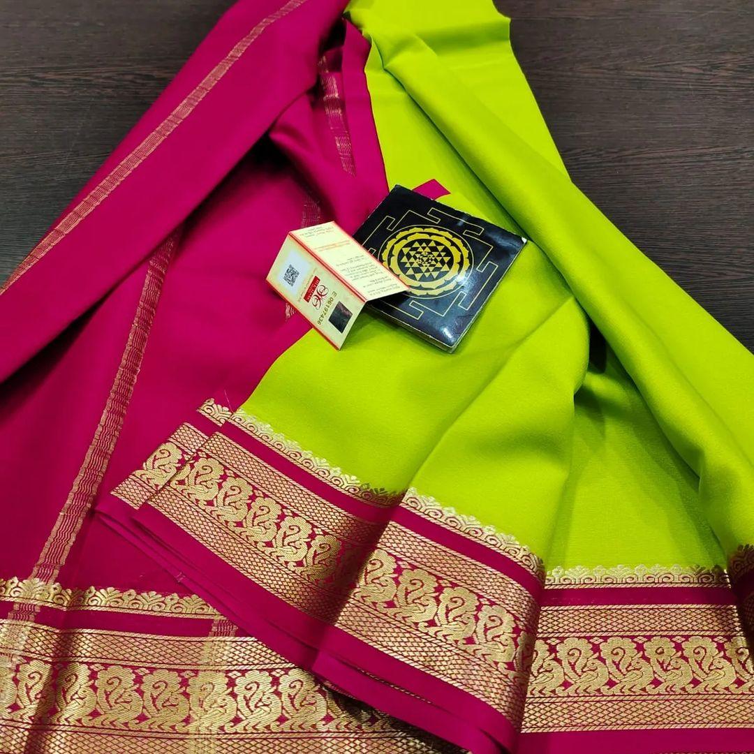 Soft Mysore Crepe Silk by Icultuers – Timeless Luxury for Every Occasion