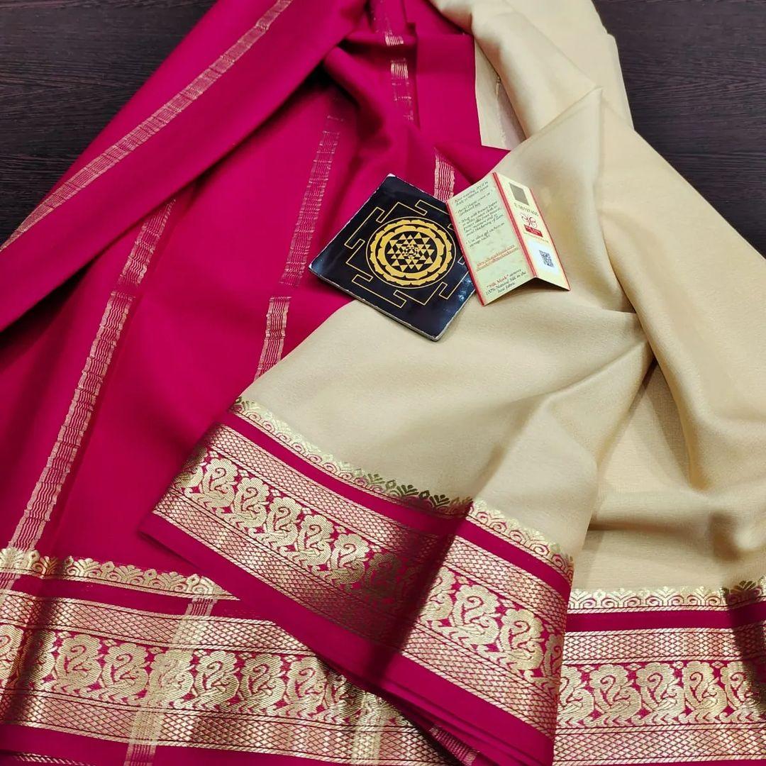 Soft Mysore Crepe Silk by Icultuers – Timeless Luxury for Every Occasion