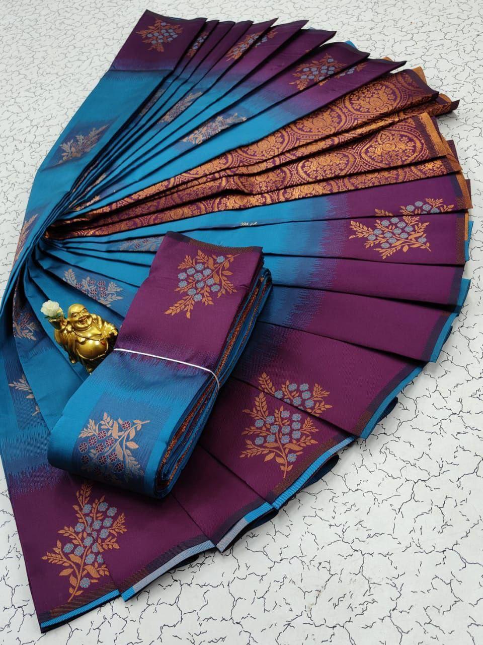 Exclusive Kubera Fine Quality Soft Silk Material from Salem Elampilai
