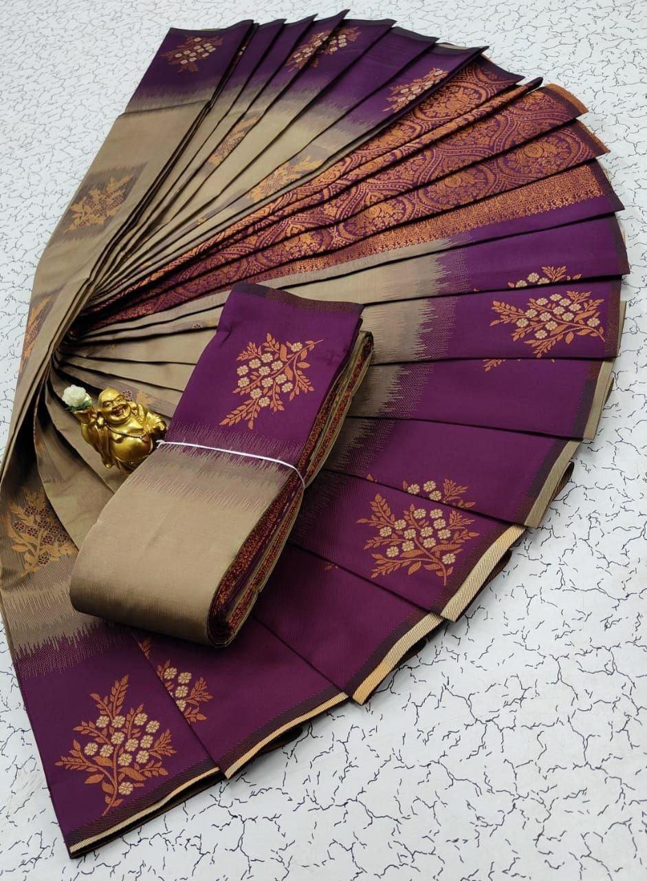 Exclusive Kubera Fine Quality Soft Silk Material from Salem Elampilai
