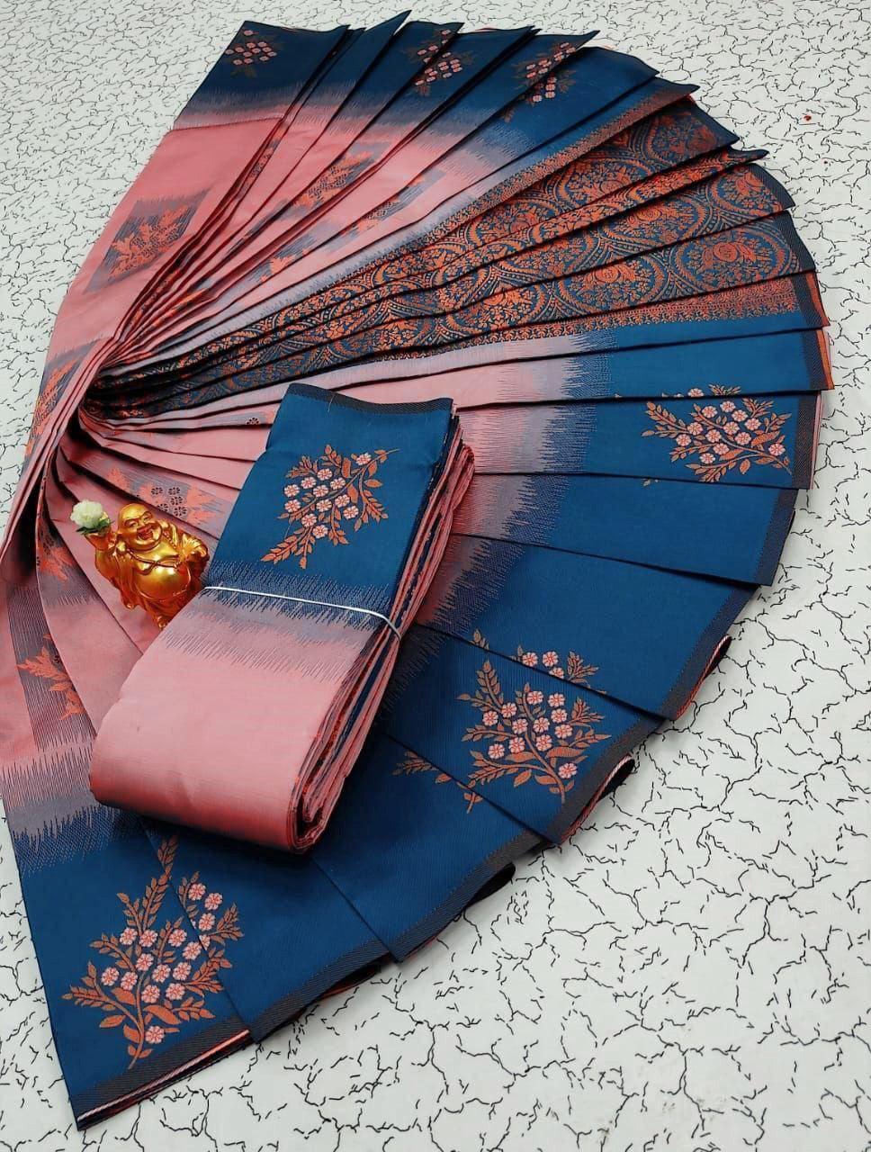 Exclusive Kubera Fine Quality Soft Silk Material from Salem Elampilai