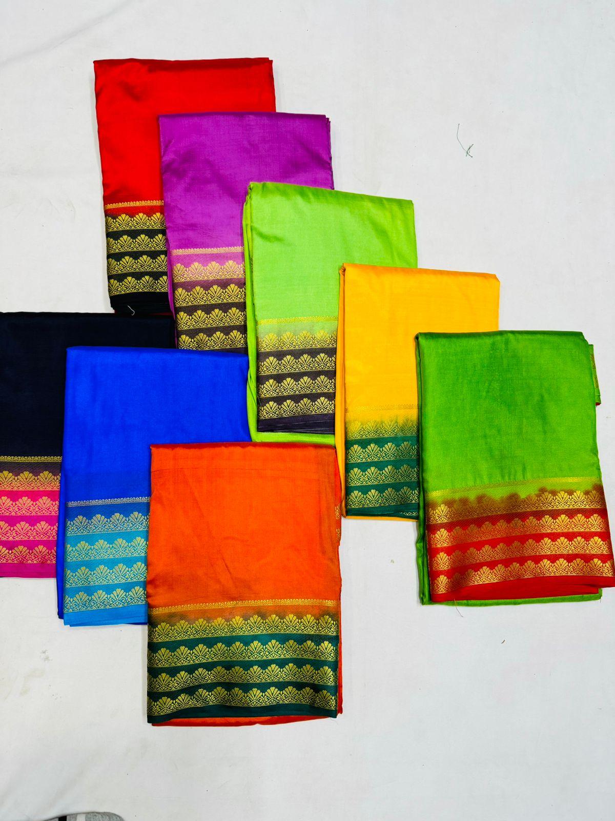 Soft Silk Mysore Crepe by Icultuers – Elegant Indian Ethnic Wear