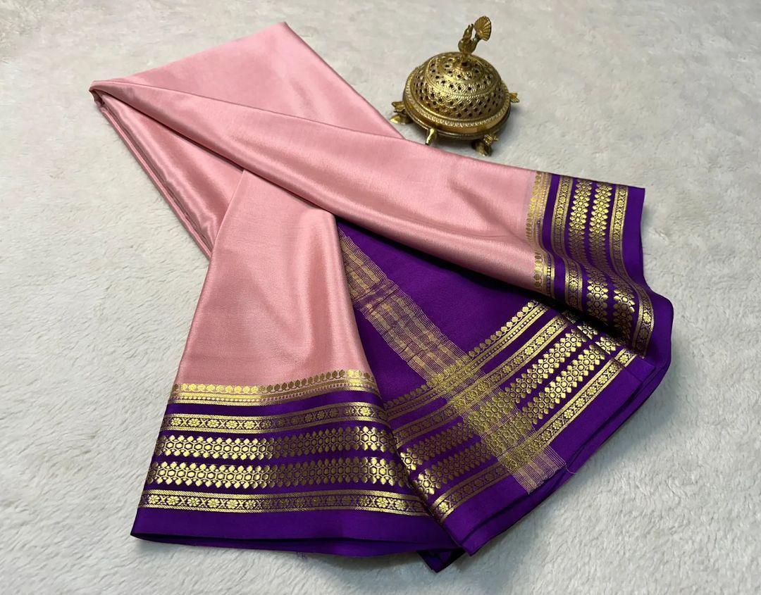 Celestial Drape: Pure Silk by Icultuer with Heavenly Borders