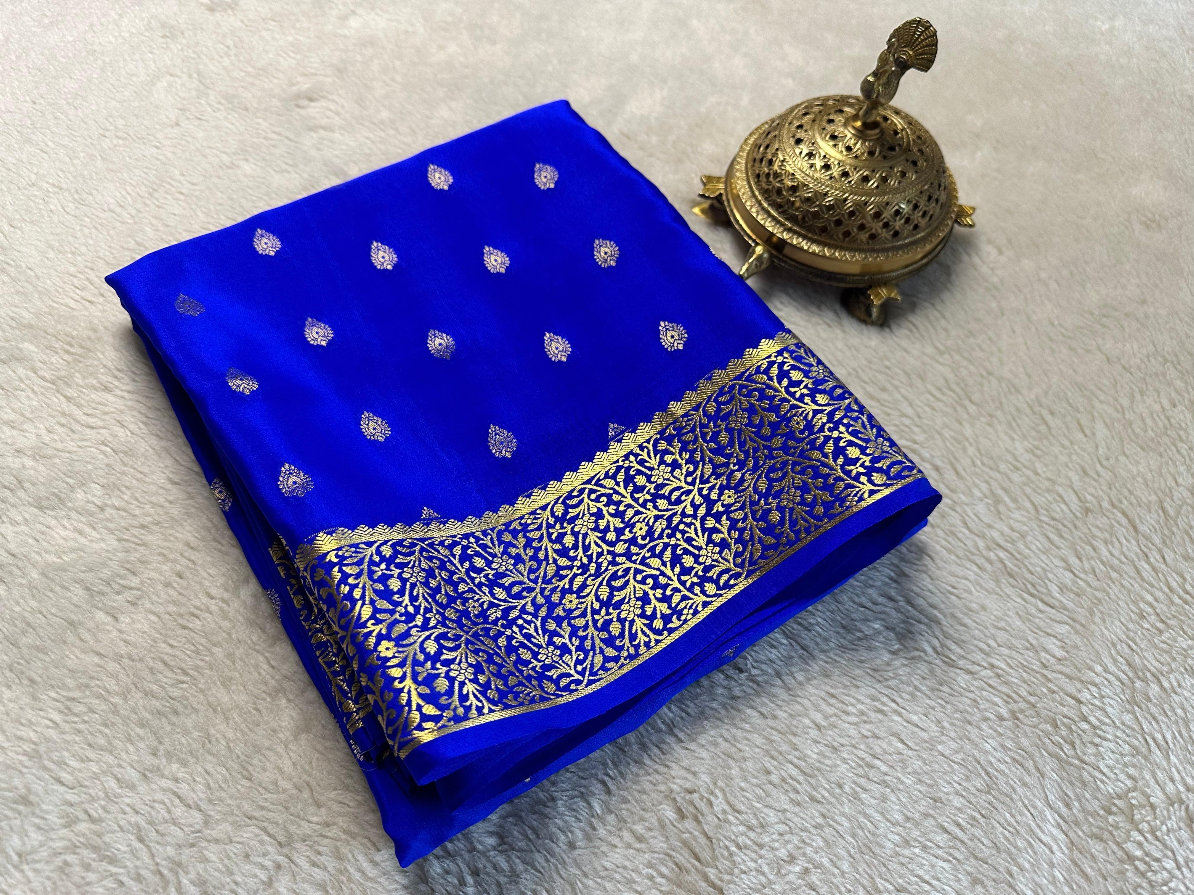 Exclusive Collection: Pure Brocade Mysore Silk by Icultuers