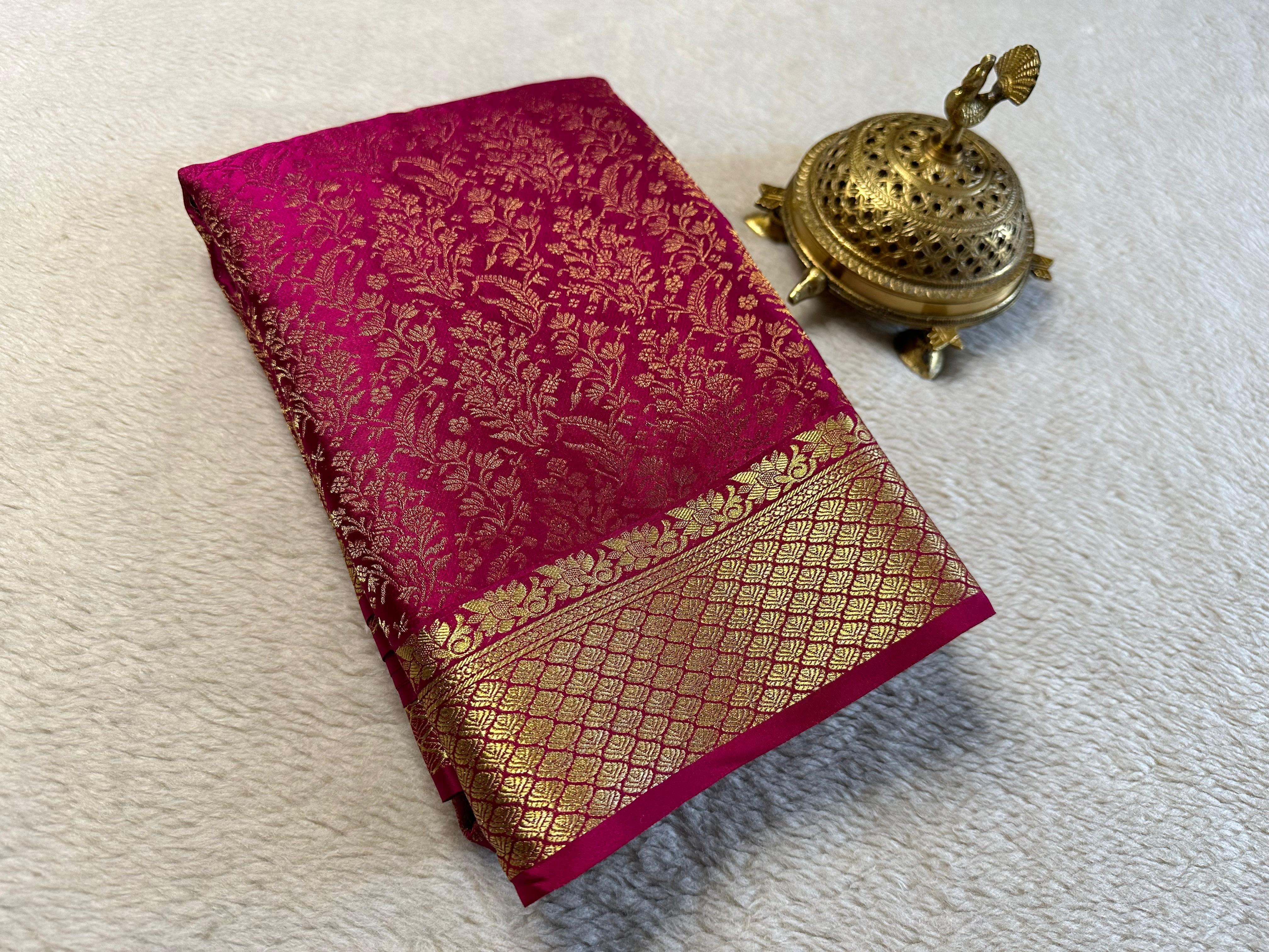 Brocade Bliss Awaits: Explore Mysore Silk by Icultuers