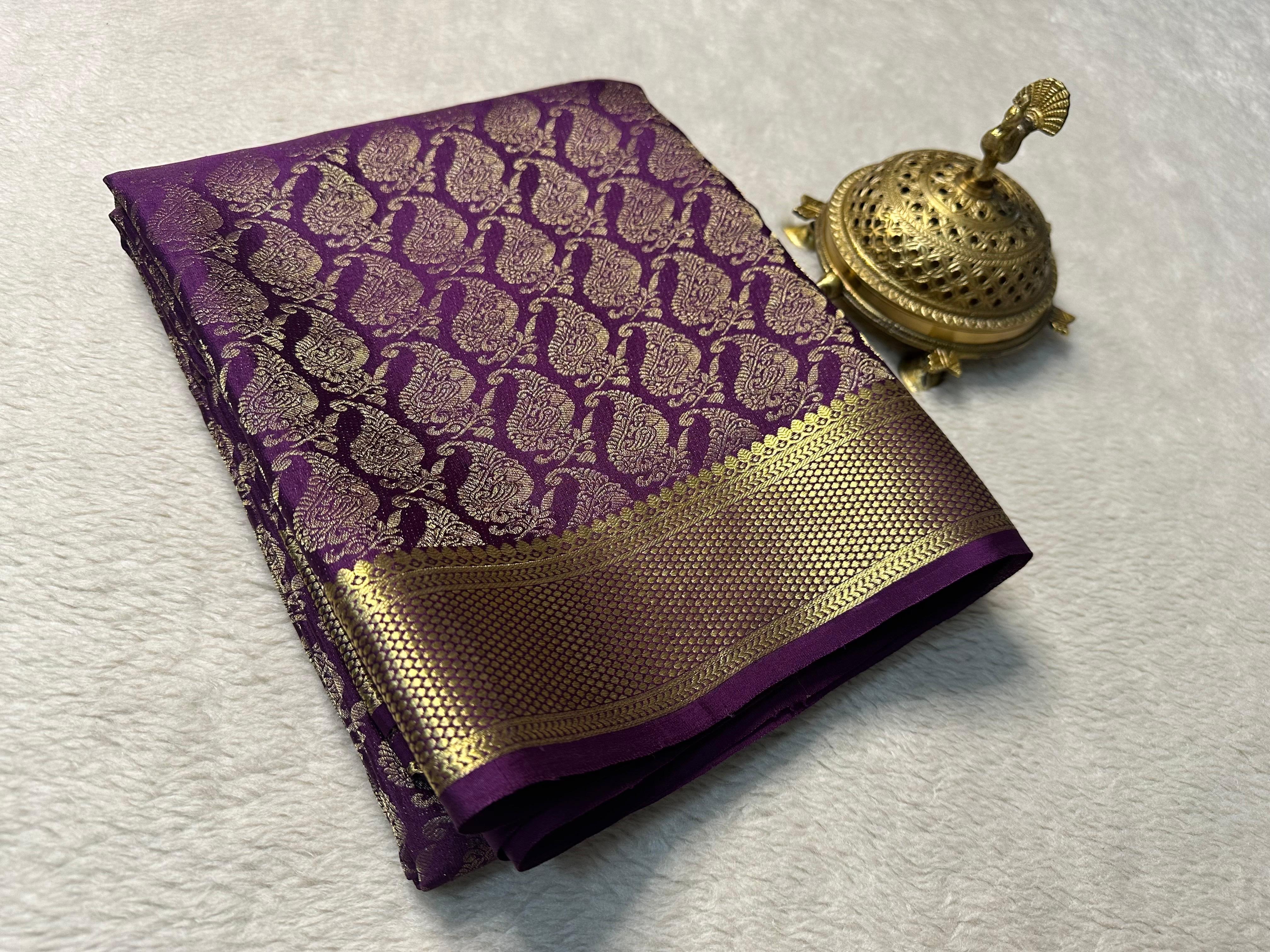 Silken Dreams Await: Browse Pure Brocade Sarees