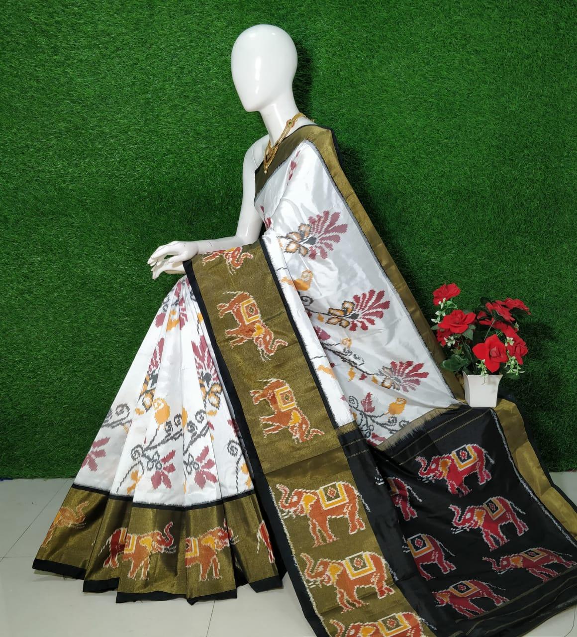 Poichampally Ikkat Kanchi Silk by Icultuers
