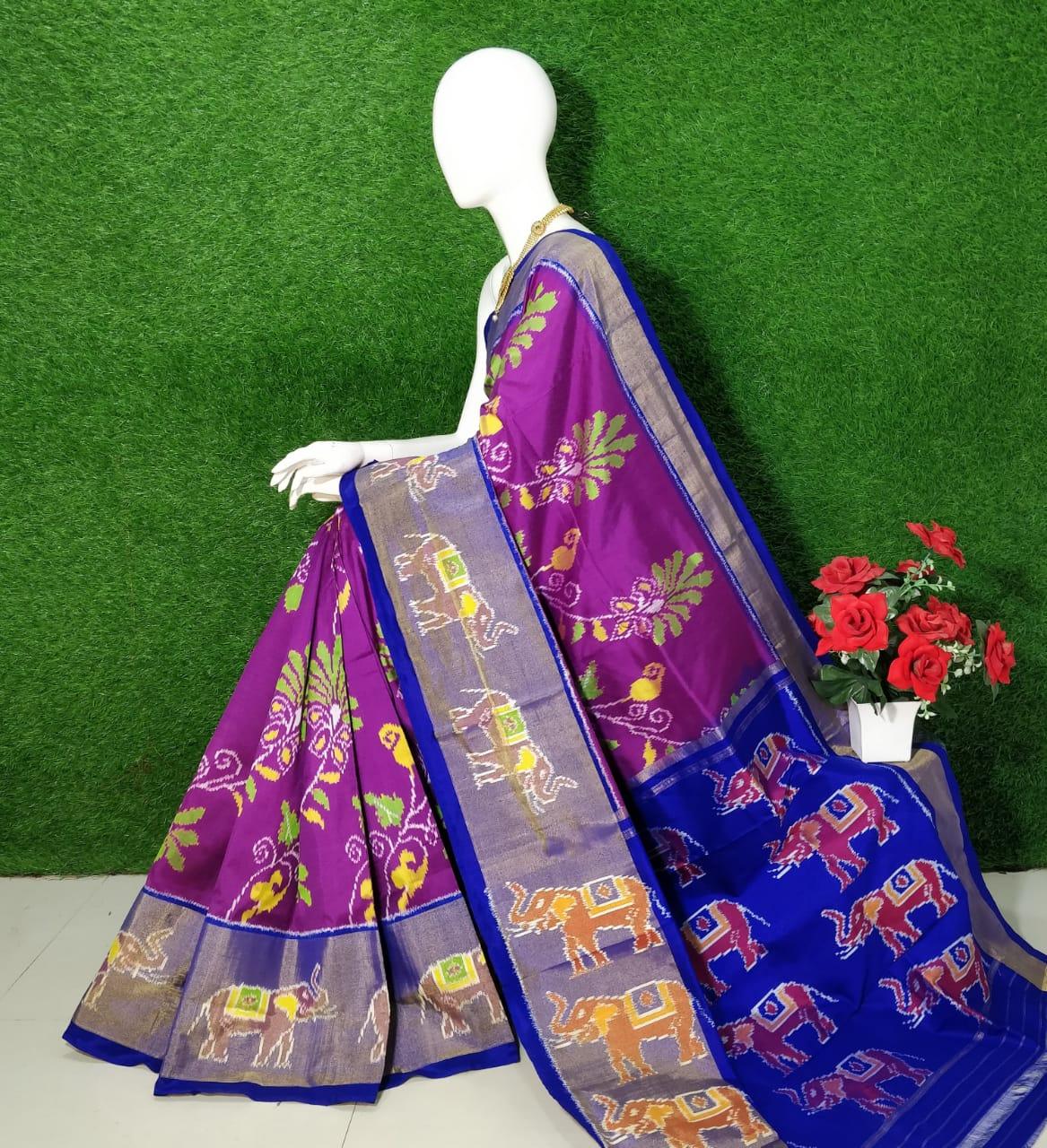 Poichampally Ikkat Kanchi Silk by Icultuers