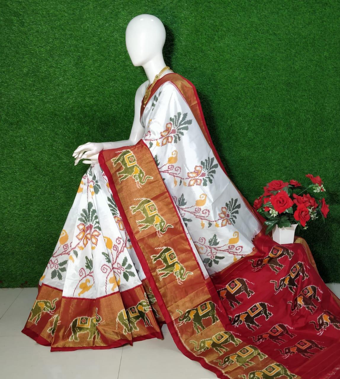 Poichampally Ikkat Kanchi Silk by Icultuers