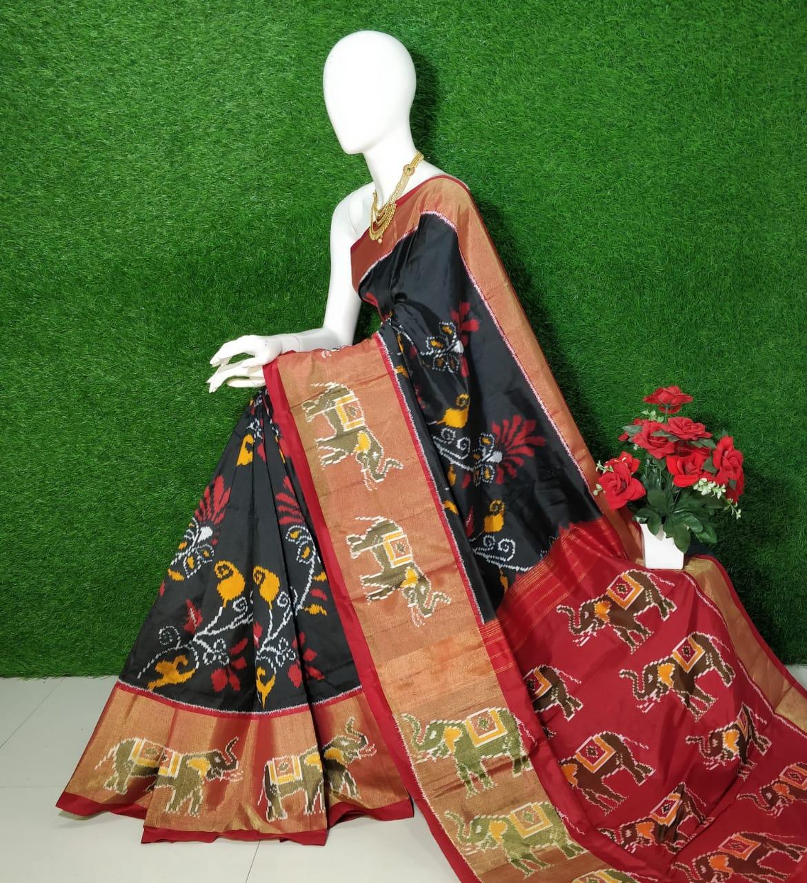 Poichampally Ikkat Kanchi Silk by Icultuers