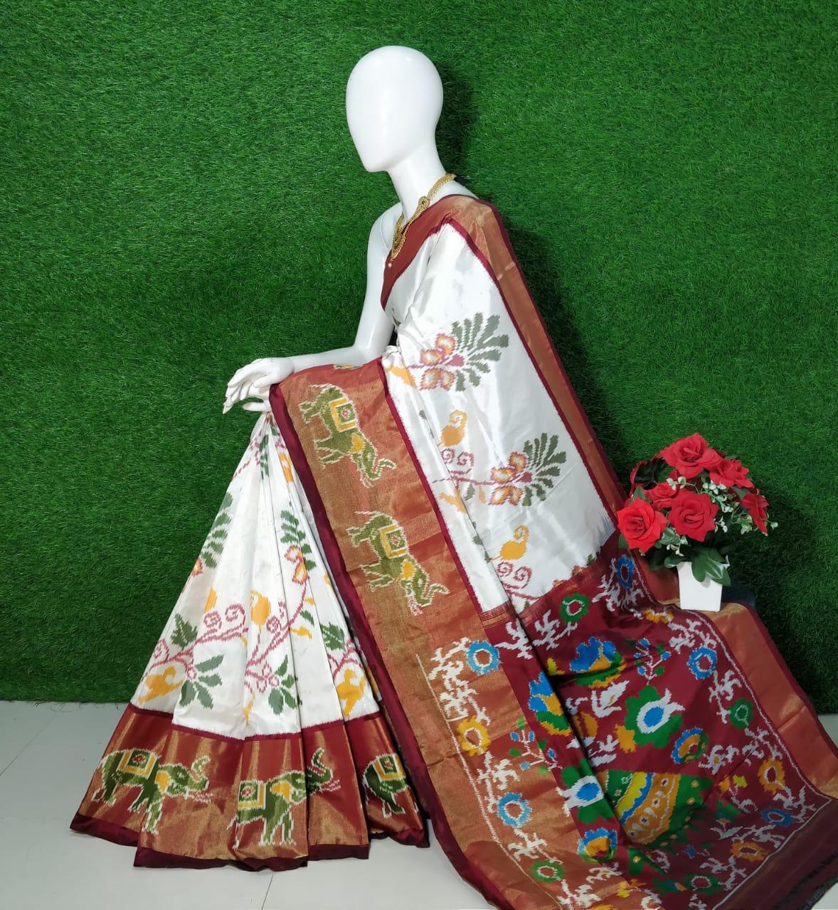 Poichampally Ikkat Kanchi Silk by Icultuers