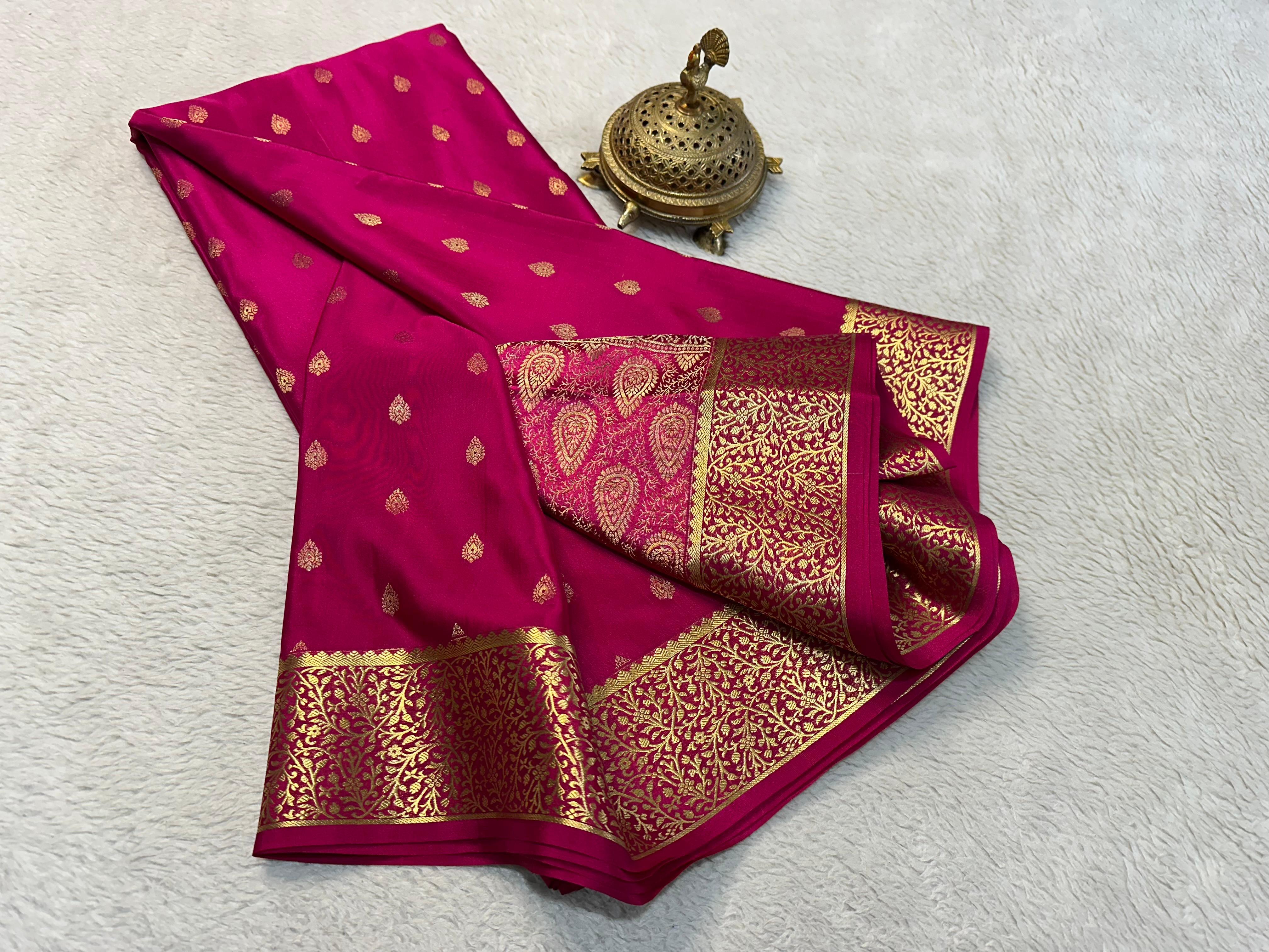 Very Exclusive Mysore Crepe Silk by Icultuer