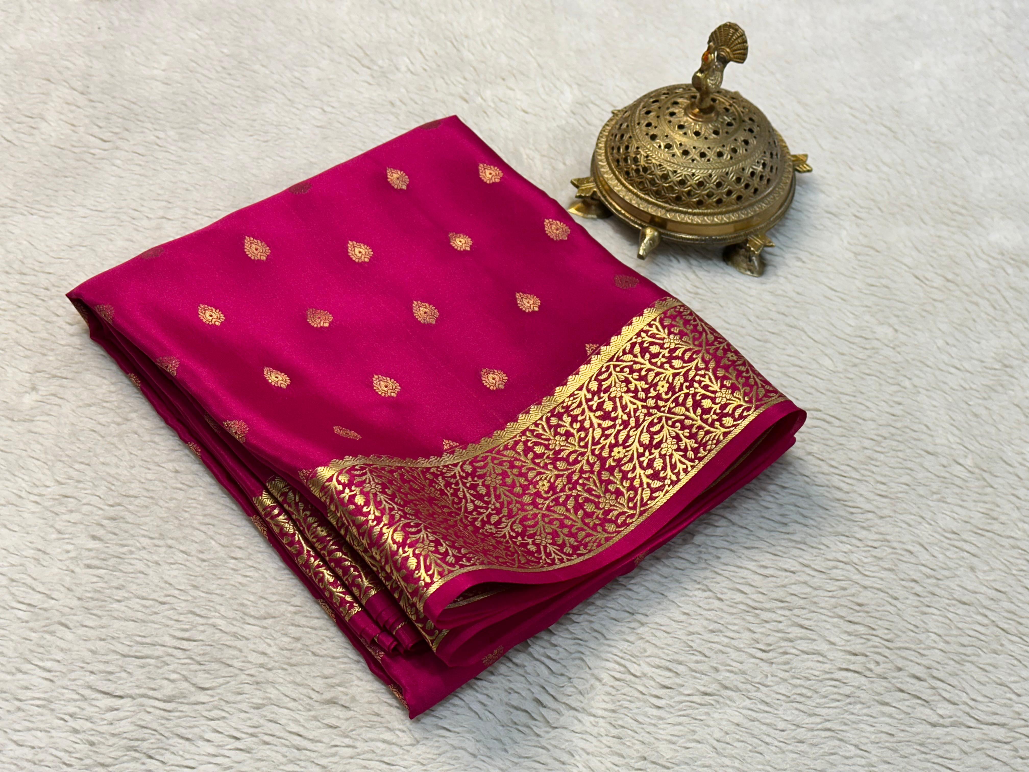 Very Exclusive Mysore Crepe Silk by Icultuer