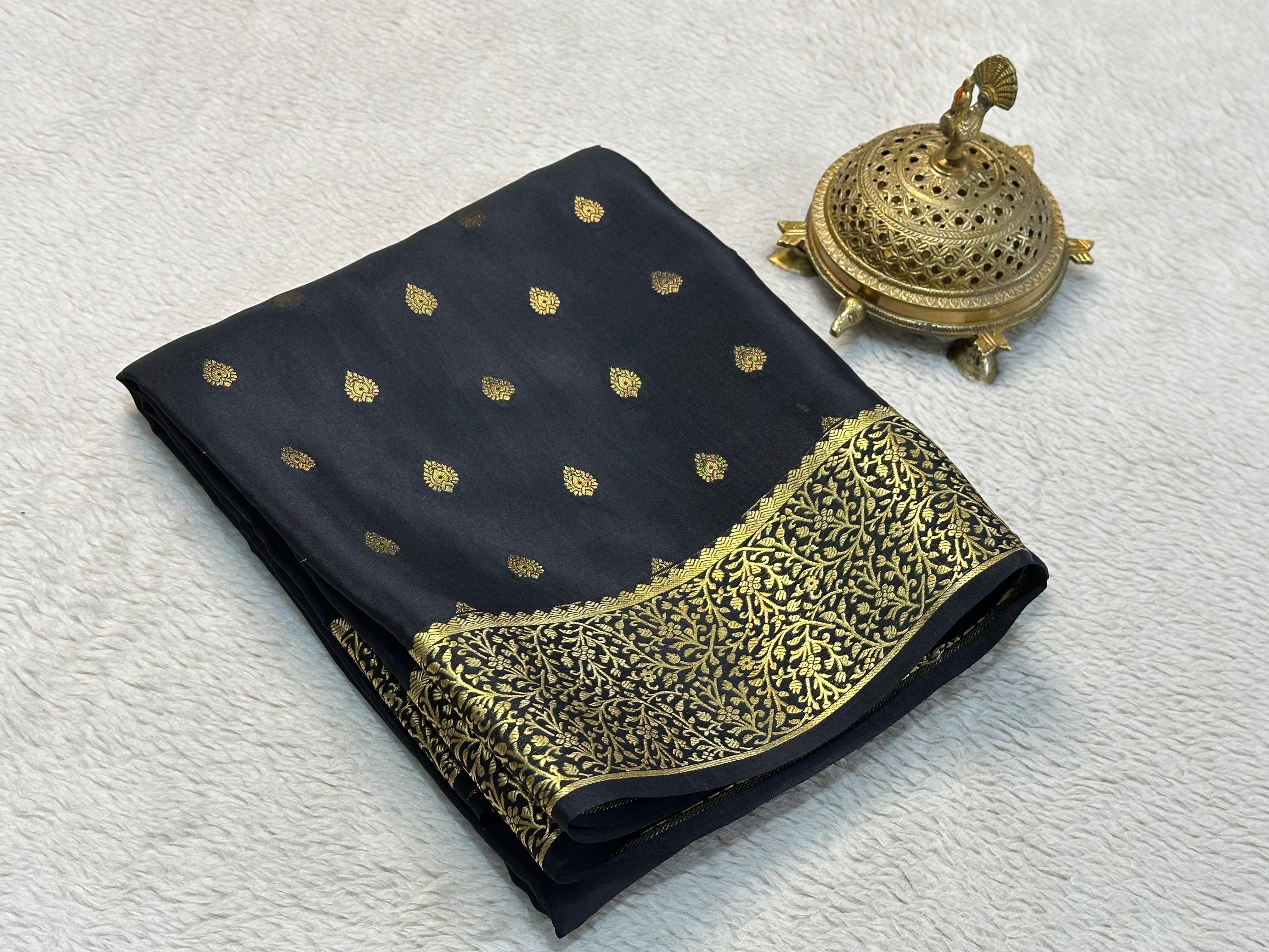 Very Exclusive Mysore Crepe Silk by Icultuer
