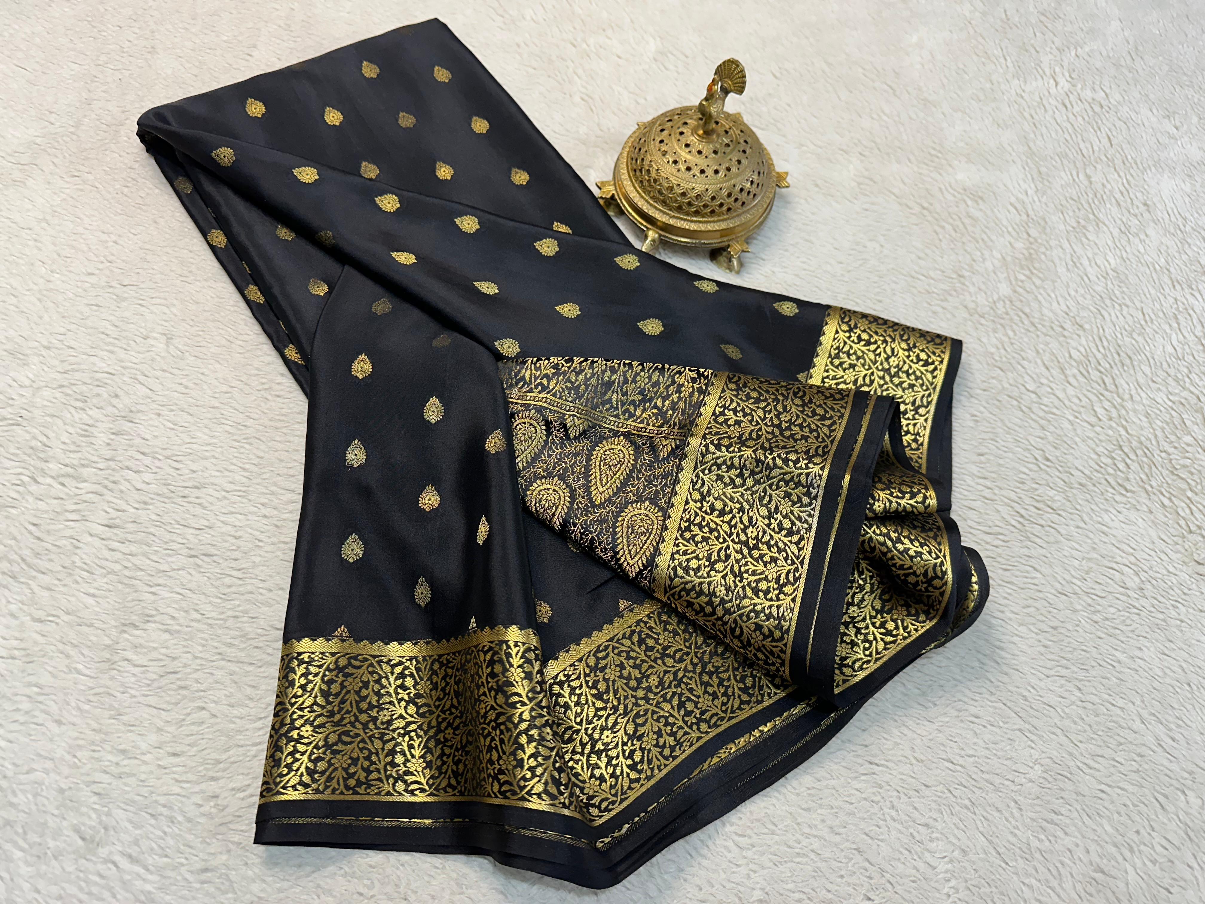 Very Exclusive Mysore Crepe Silk by Icultuer