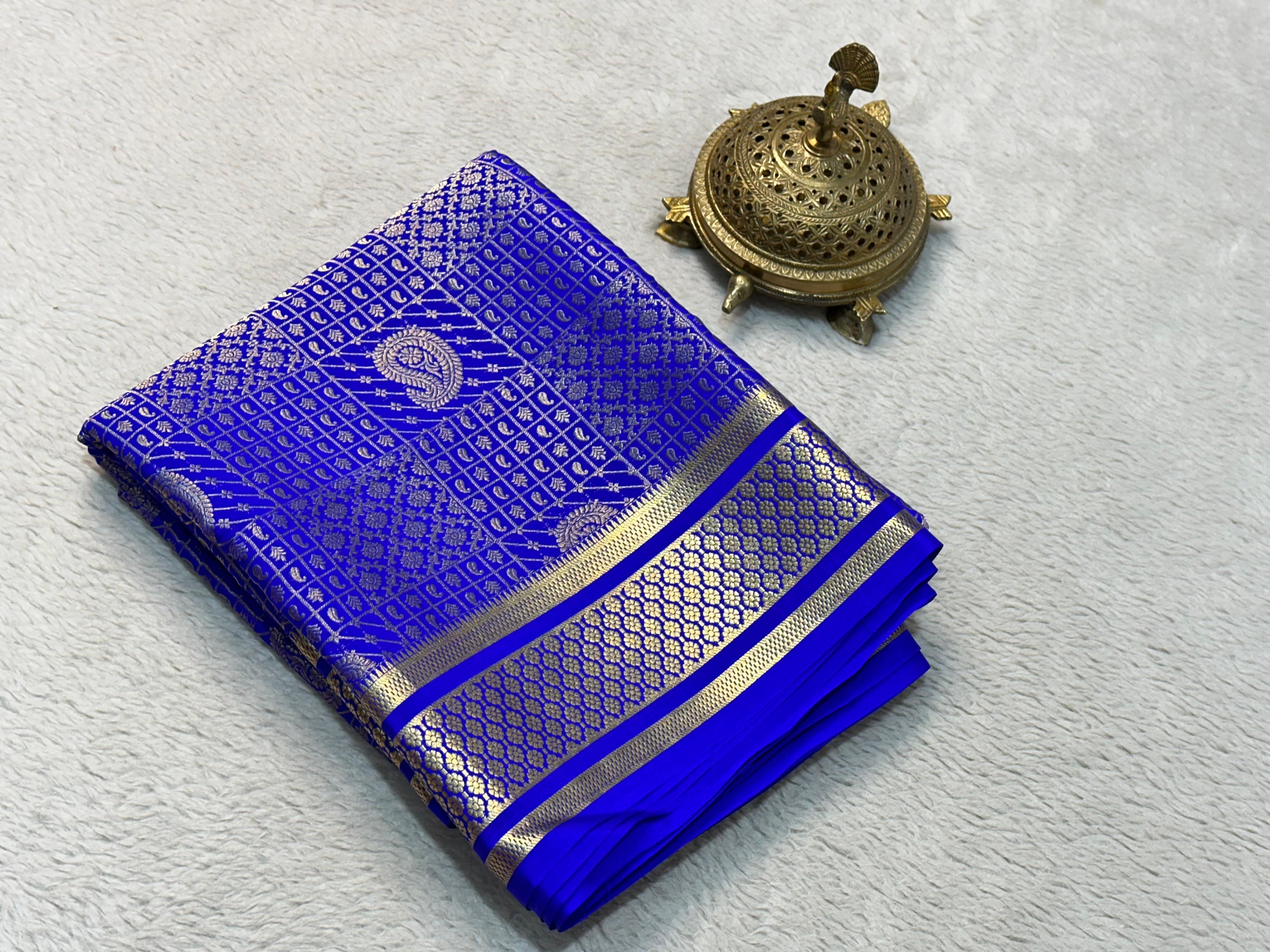 Bridal Bliss: Exclusive Collection of Rich Brocade Mysore Silk by Icultuers