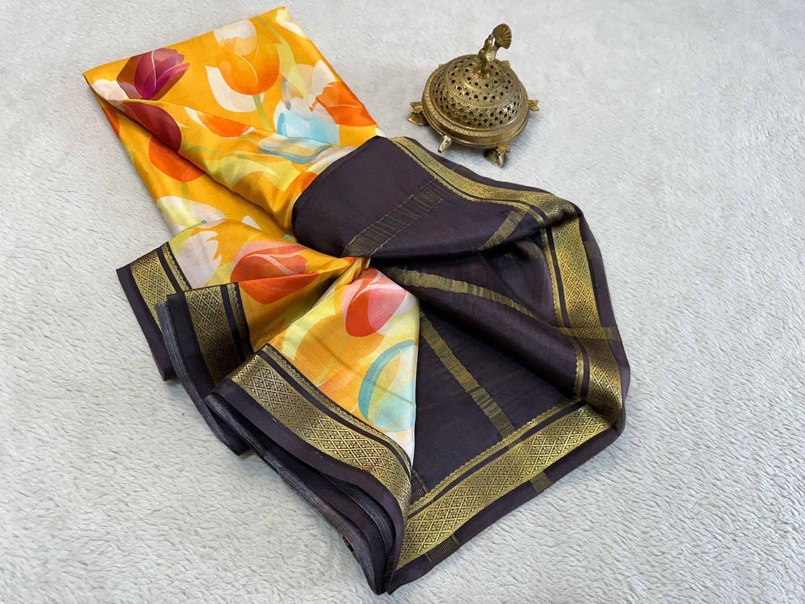 Grace Meets Tradition: Exquisite Mysore Silk Sarees