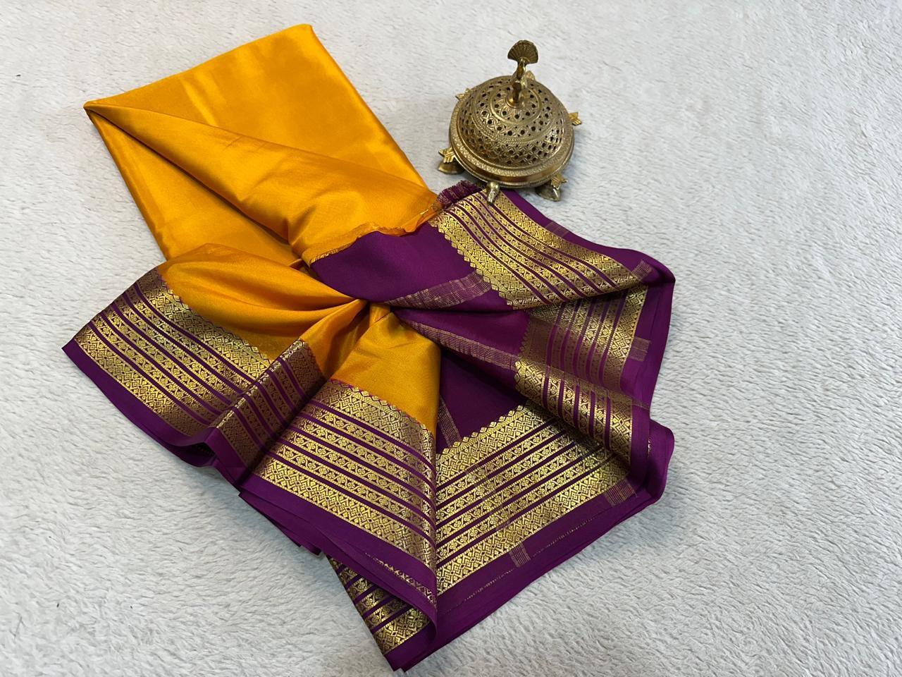 Royal Splendor: Paithani Silk Saree with Vibrant Peacock Motifs