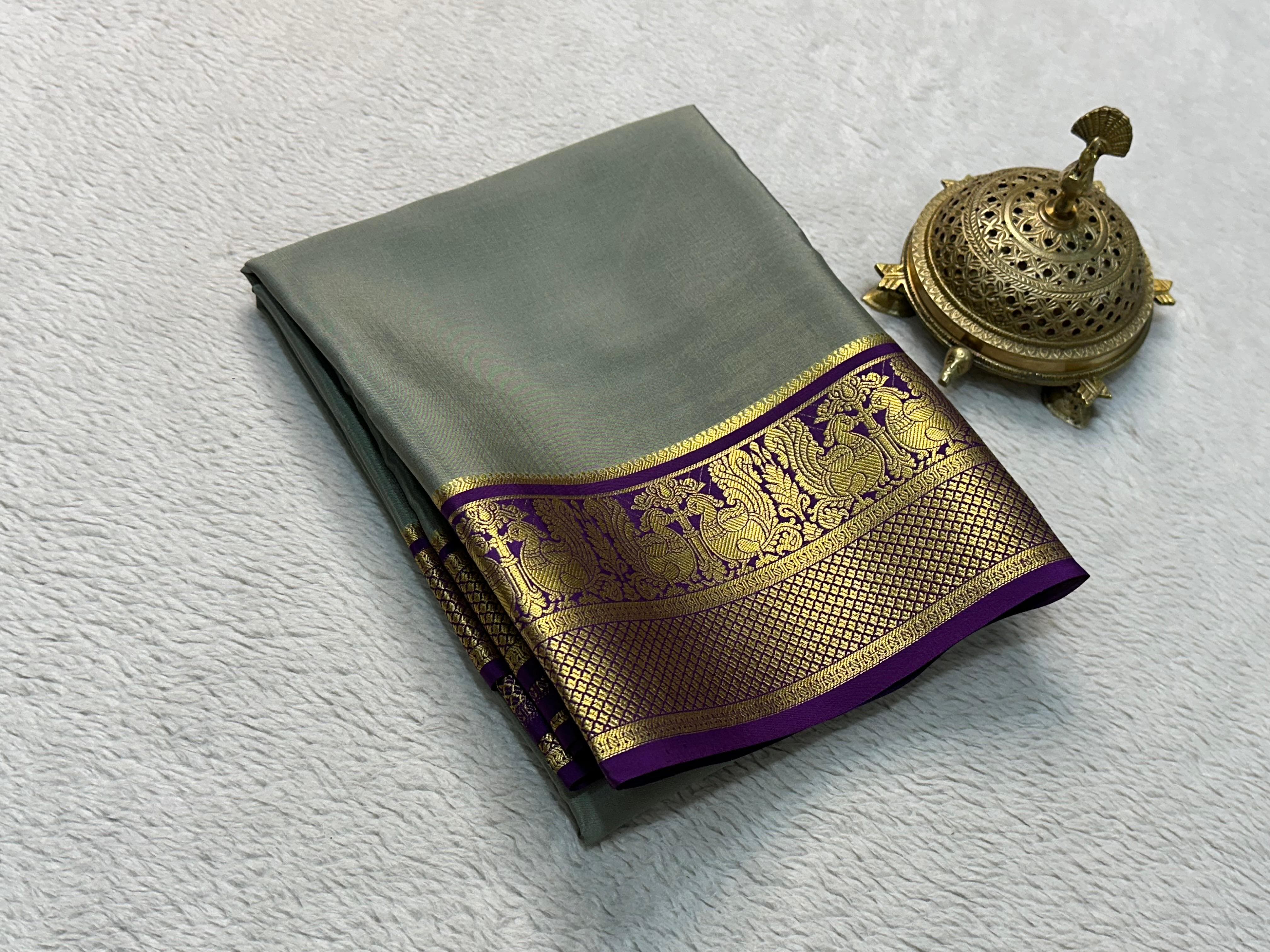Grace the Occasion with Our Enchanting Rich Peacock Border by Icultuers