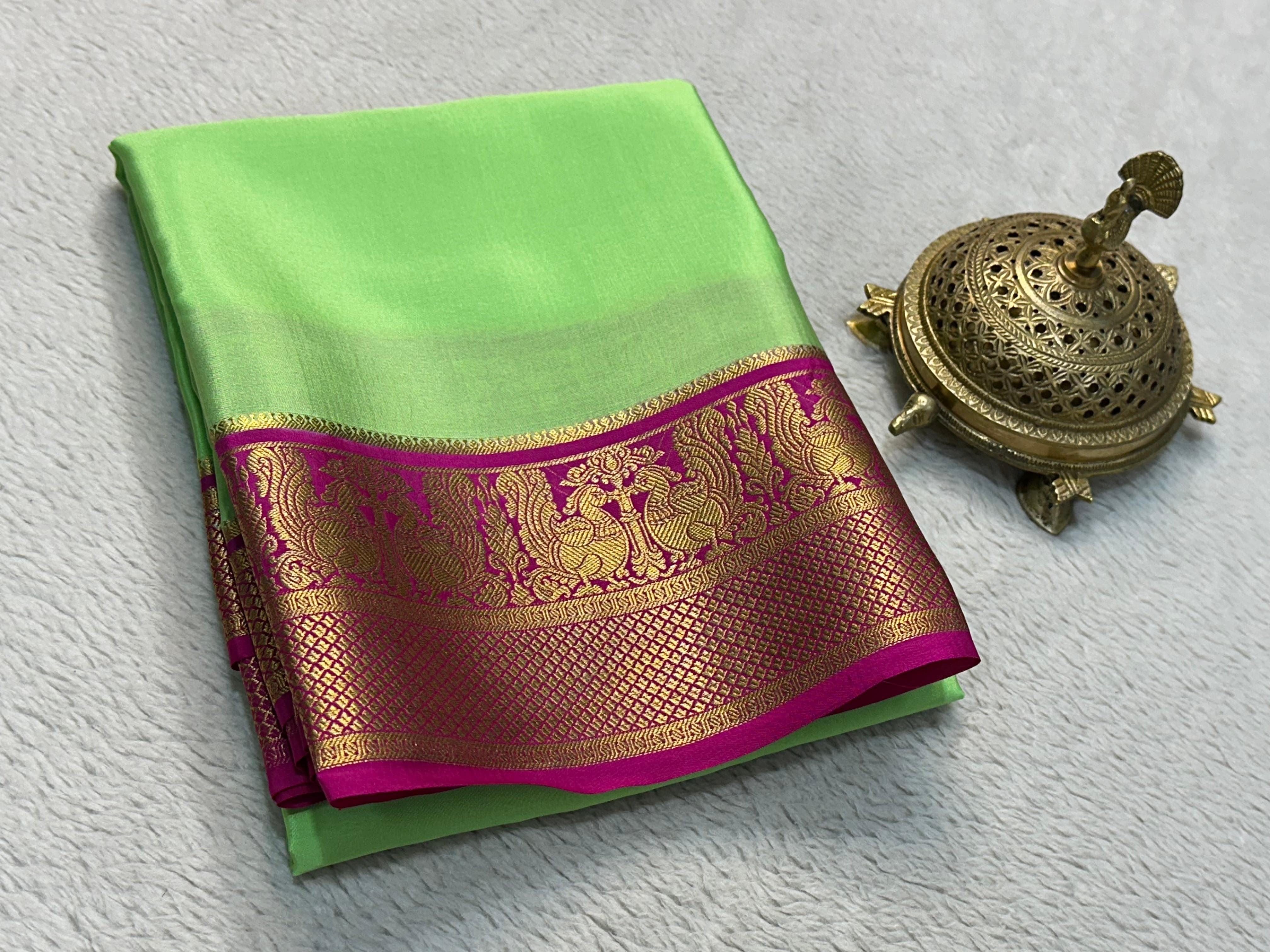 Grace the Occasion with Our Enchanting Rich Peacock Border by Icultuers