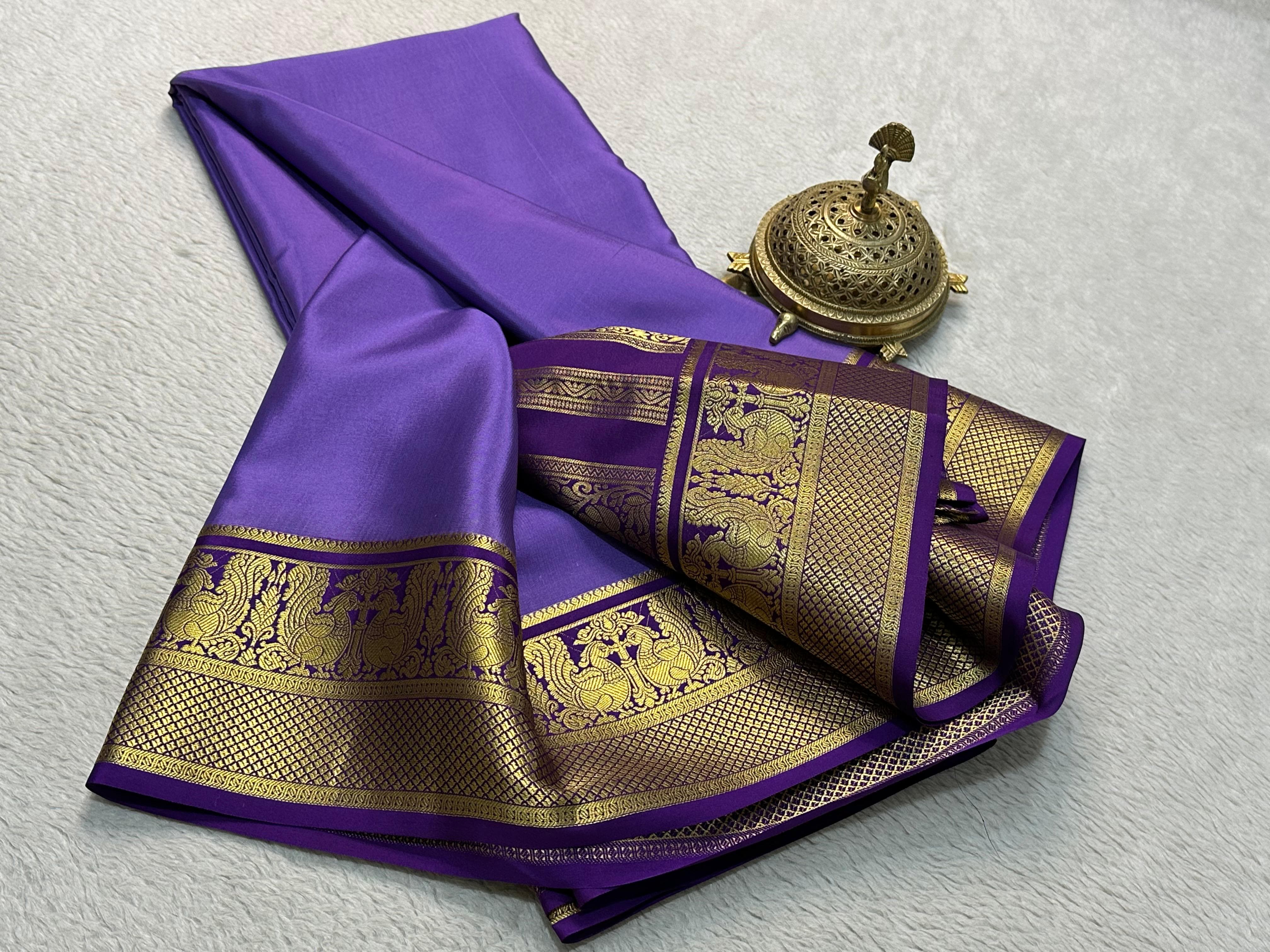 Grace the Occasion with Our Enchanting Rich Peacock Border by Icultuers