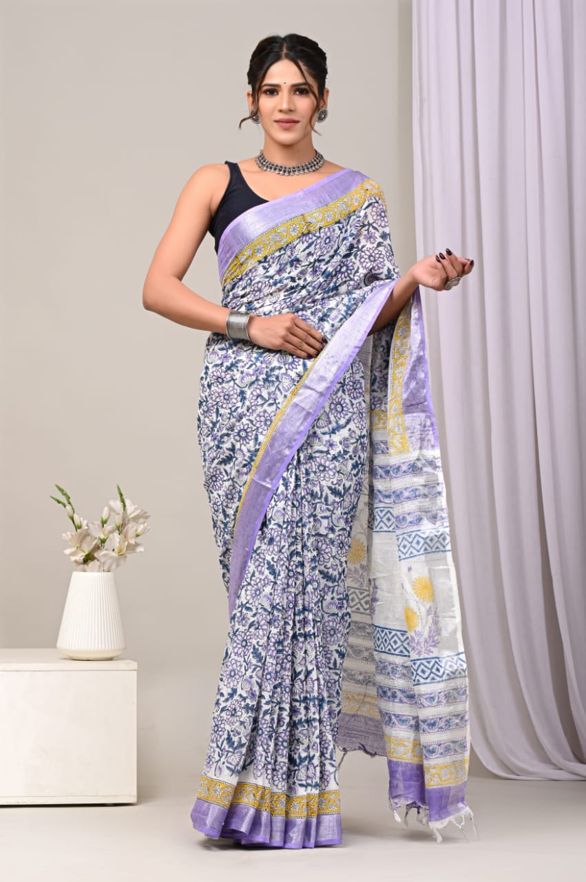 Pure Linen for Every Event: Sarees That Shine