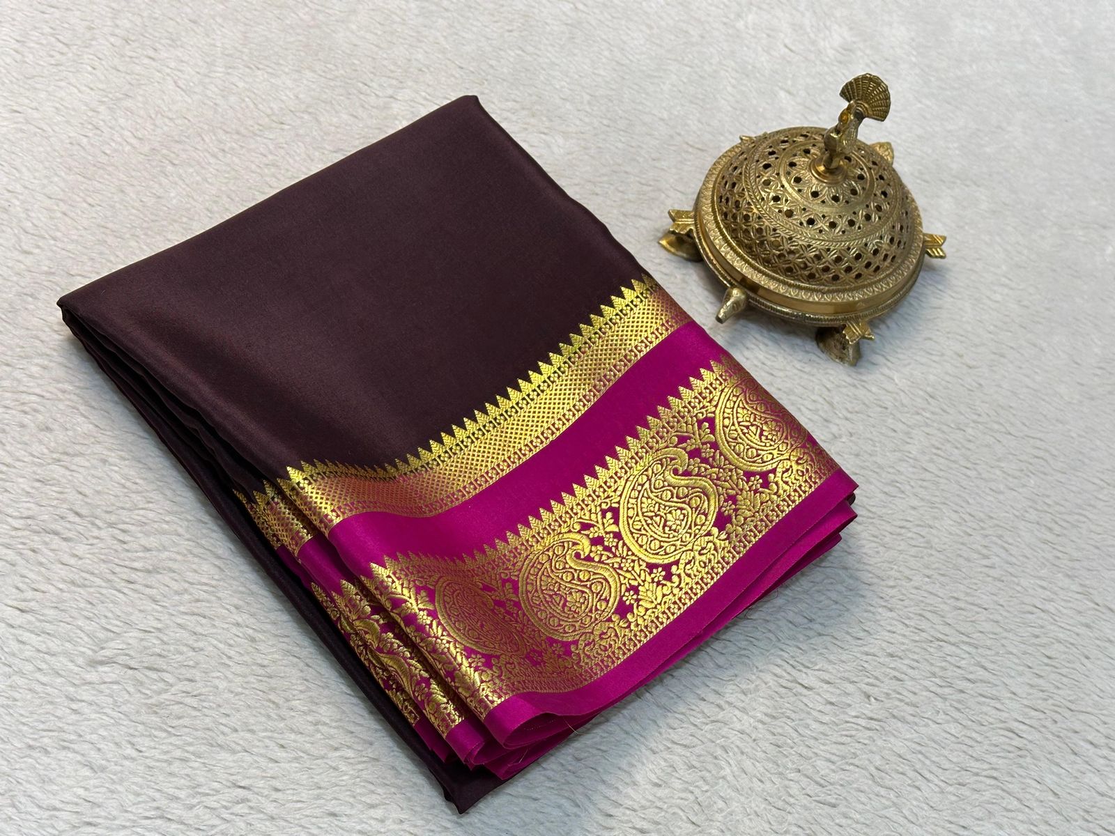 Silken Splendor: Majestic Mysore Silk by Icultuer