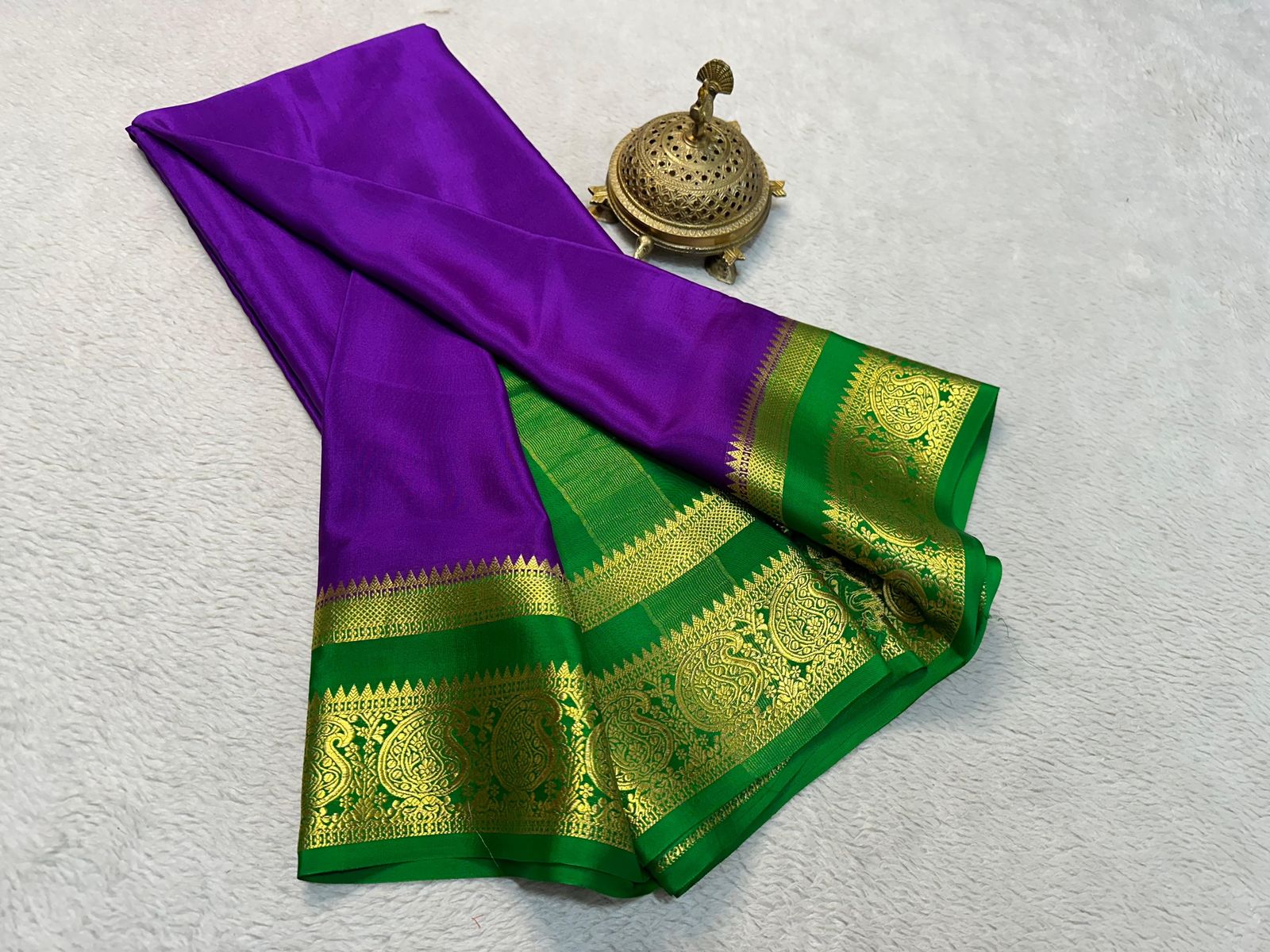Silken Splendor: Majestic Mysore Silk by Icultuer
