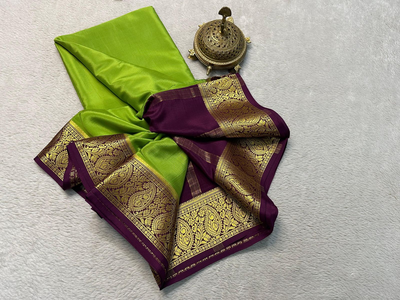 Silken Splendor: Majestic Mysore Silk by Icultuer