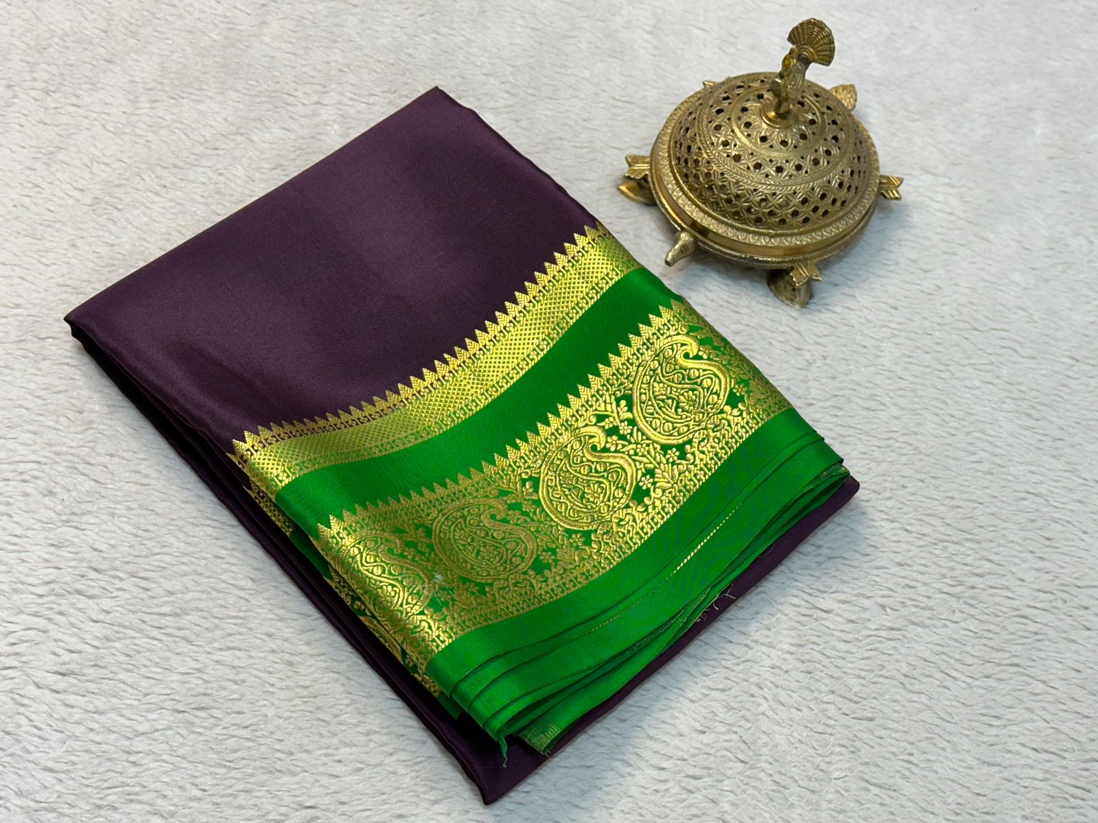 Silken Splendor: Majestic Mysore Silk by Icultuer