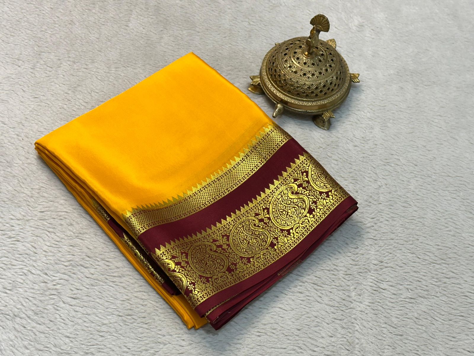Silken Splendor: Majestic Mysore Silk by Icultuer