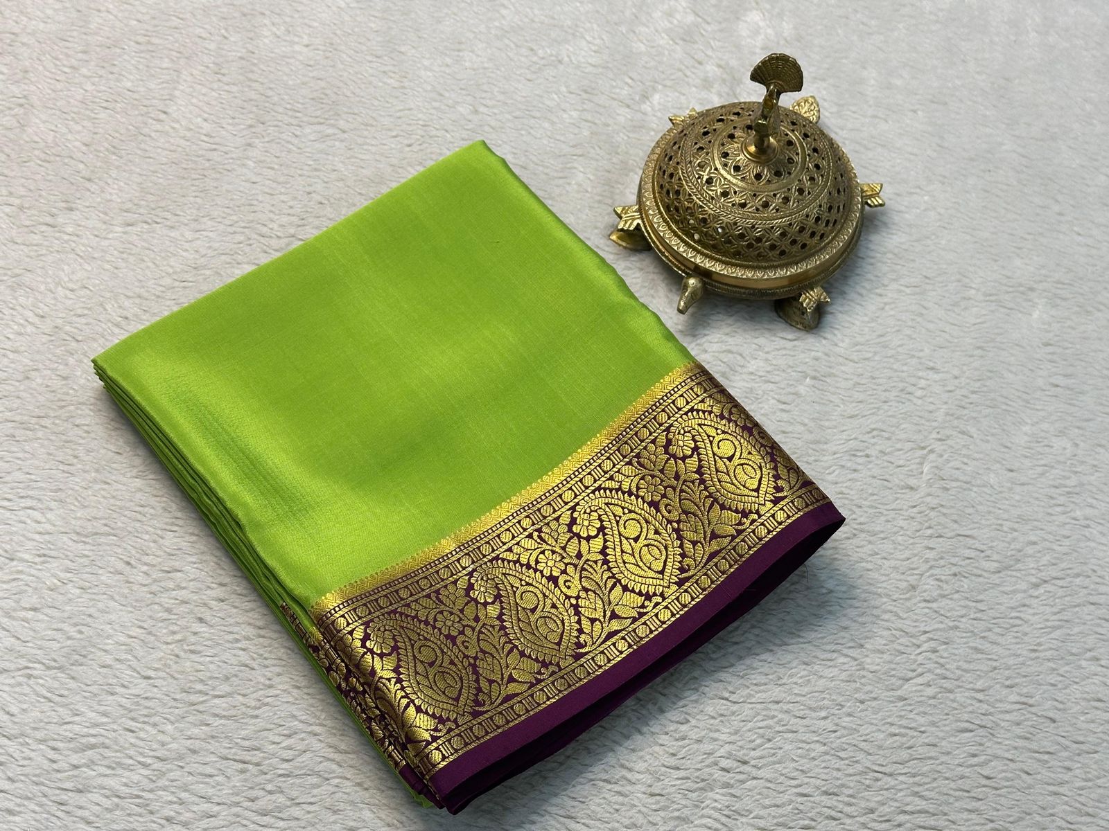 Silken Splendor: Majestic Mysore Silk by Icultuer