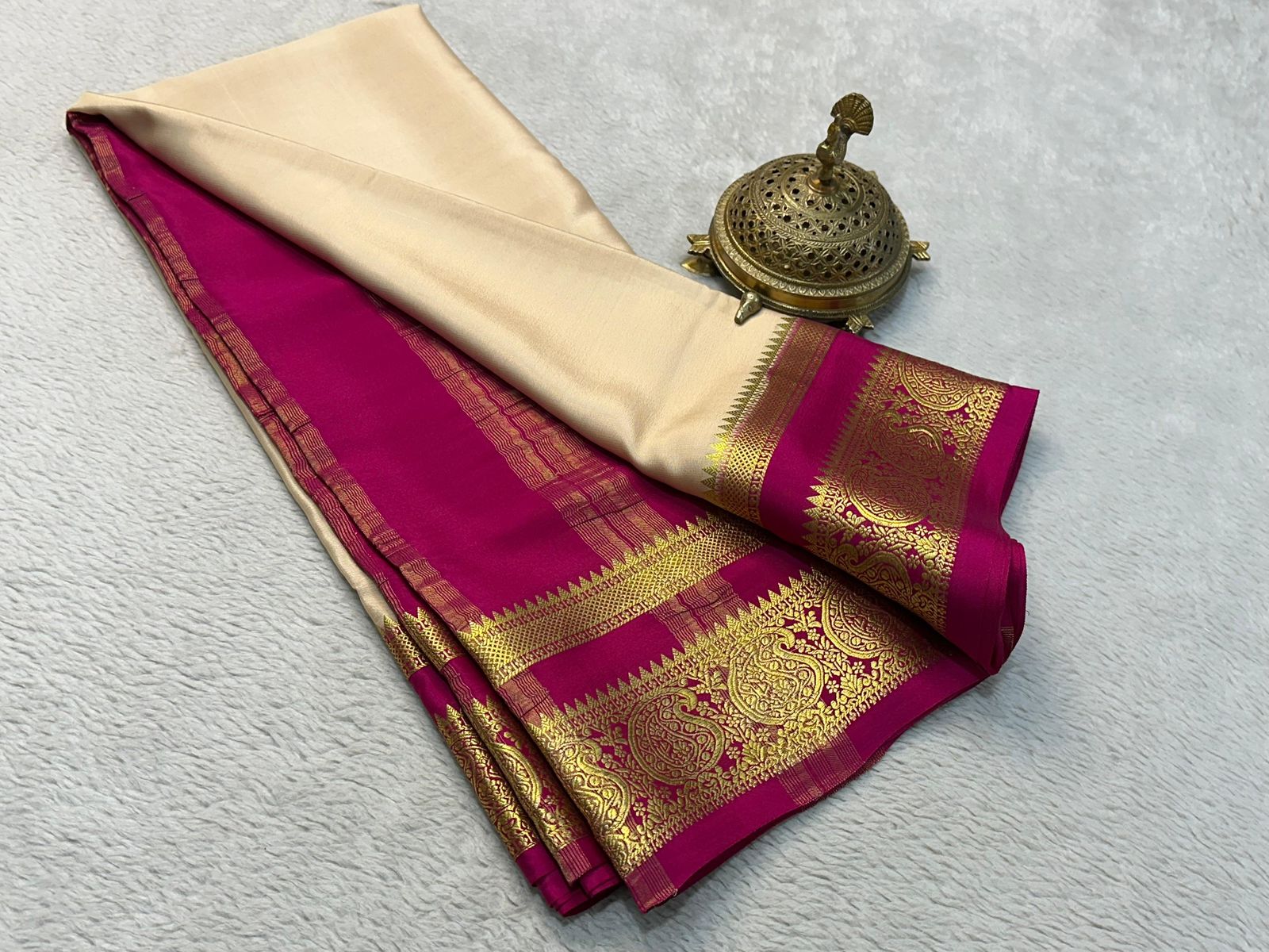 Silken Splendor: Majestic Mysore Silk by Icultuer