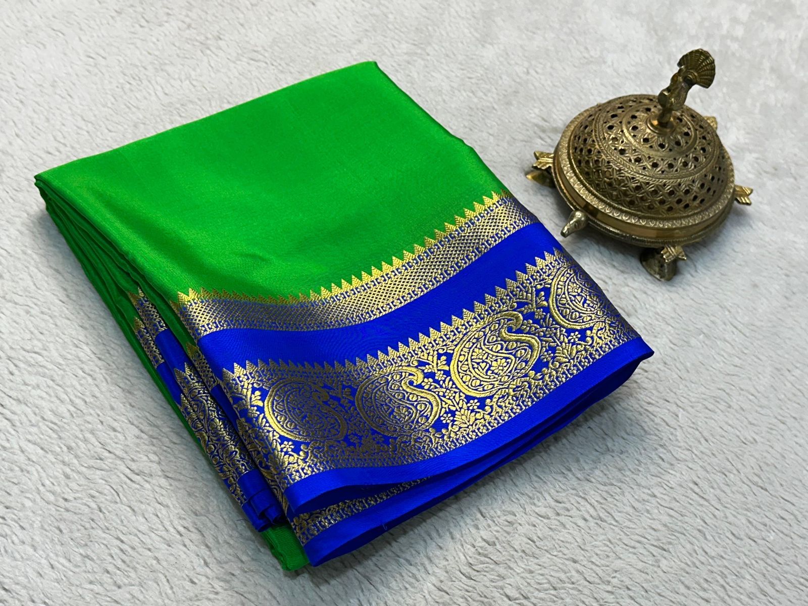 Silken Splendor: Majestic Mysore Silk by Icultuer