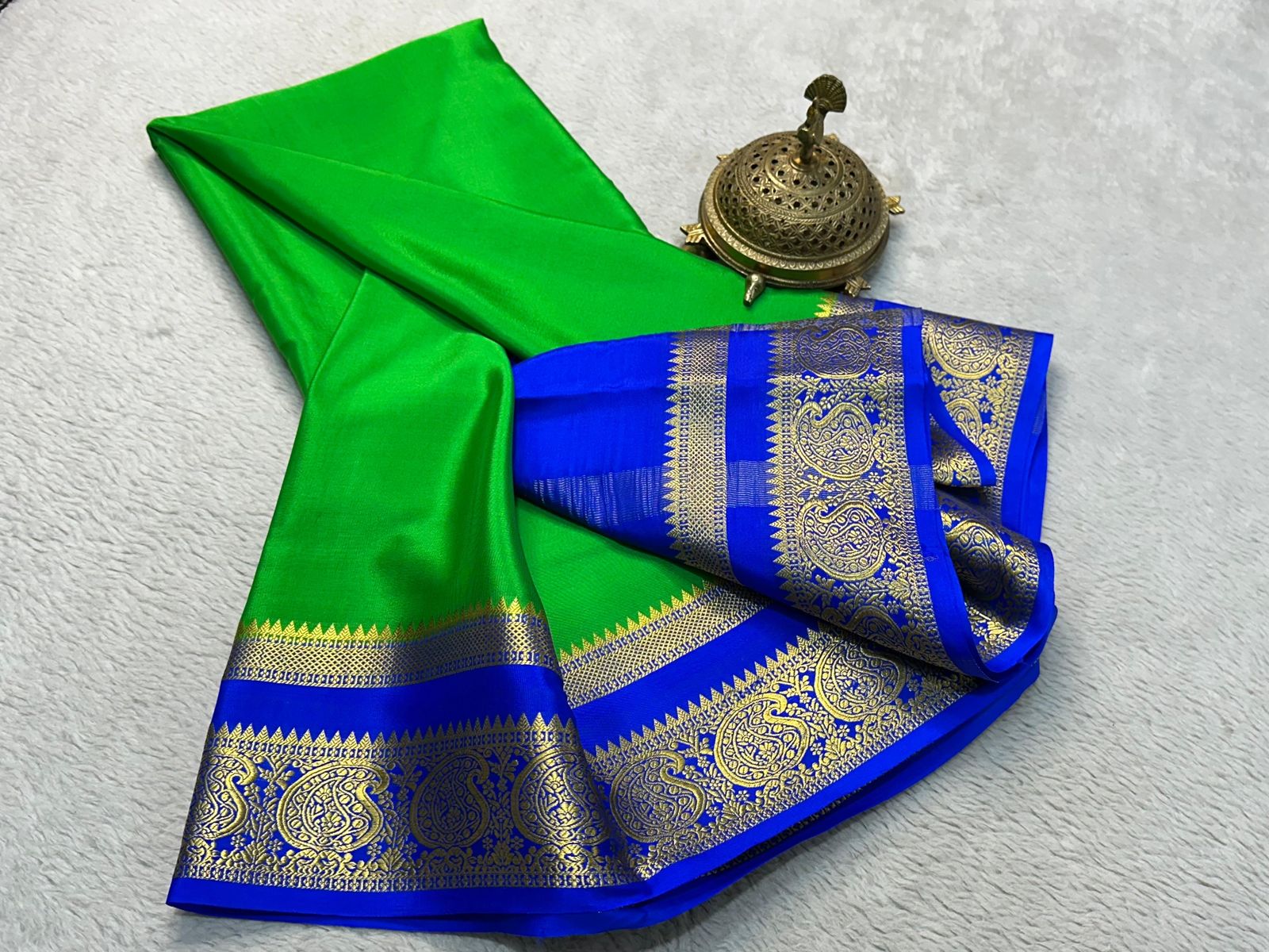 Silken Splendor: Majestic Mysore Silk by Icultuer