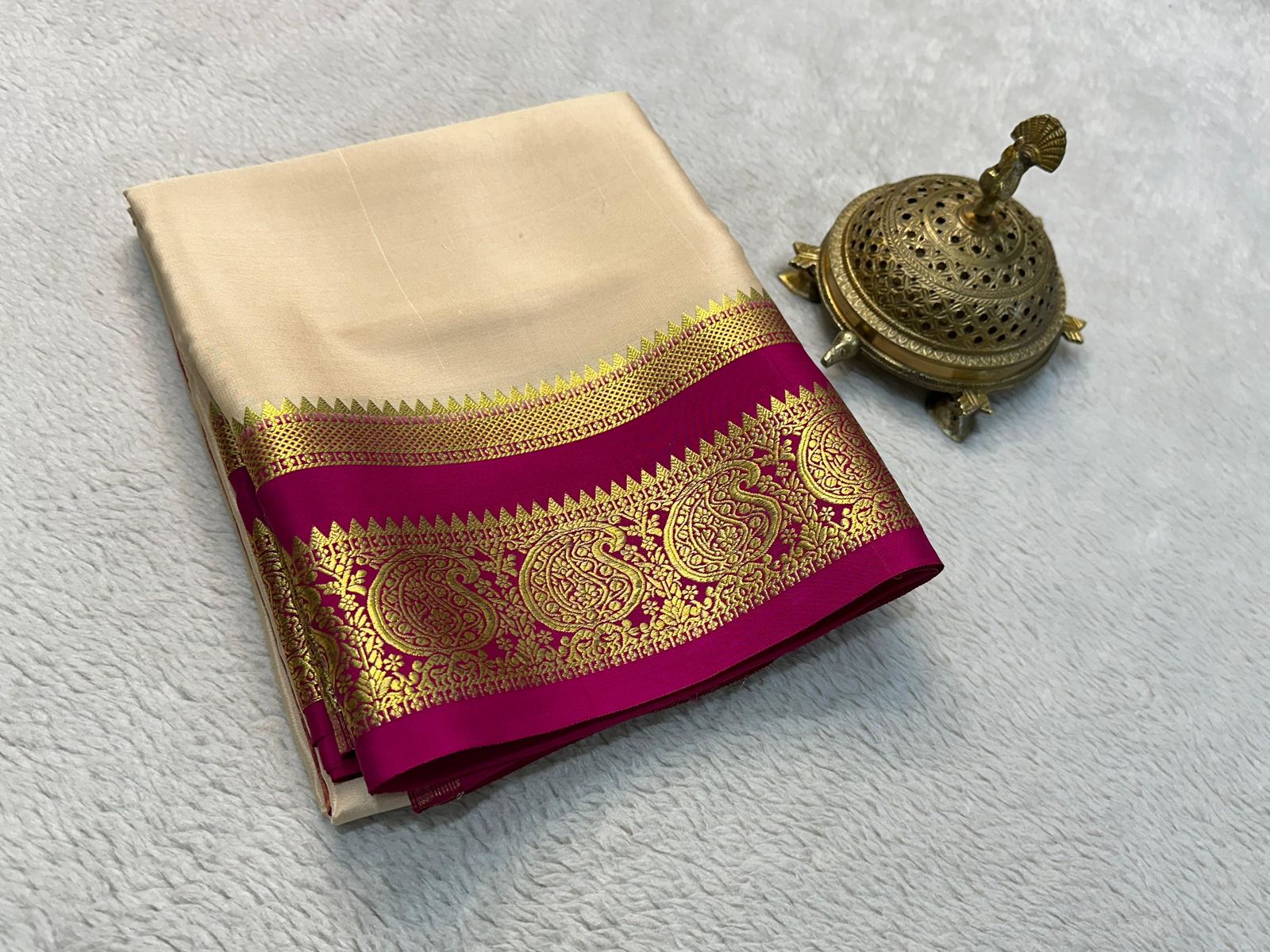 Silken Splendor: Majestic Mysore Silk by Icultuer