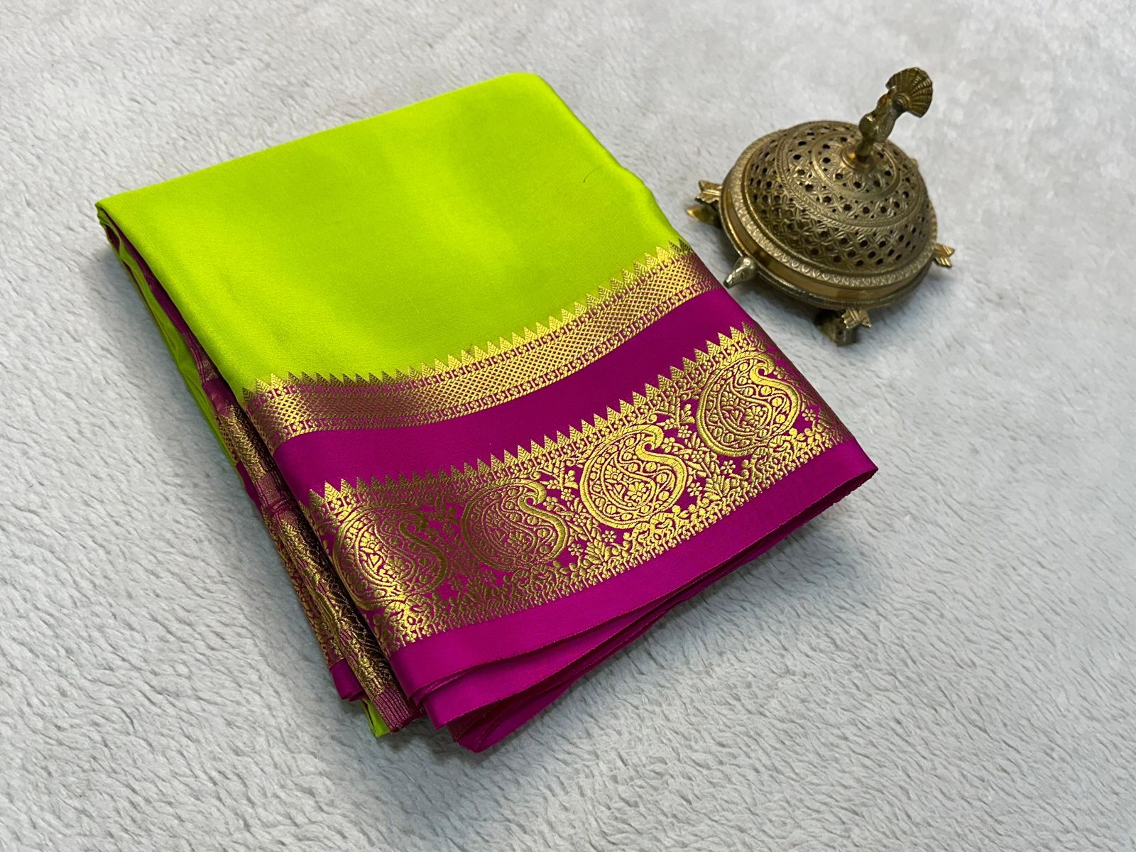 Silken Splendor: Majestic Mysore Silk by Icultuer