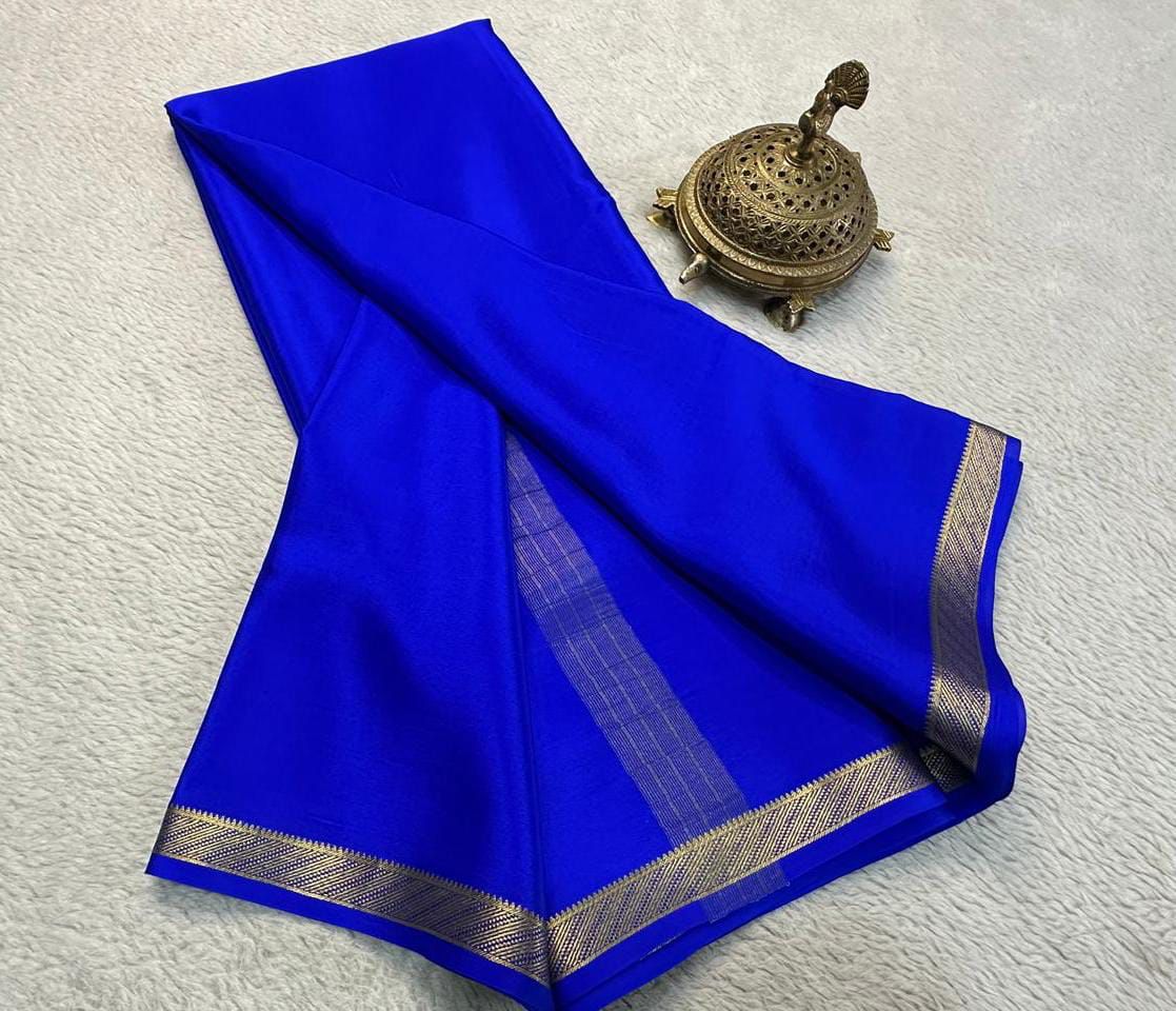 Timeless Beauty: Mysore Silk Crepe by Icultuers in Stunning Hues