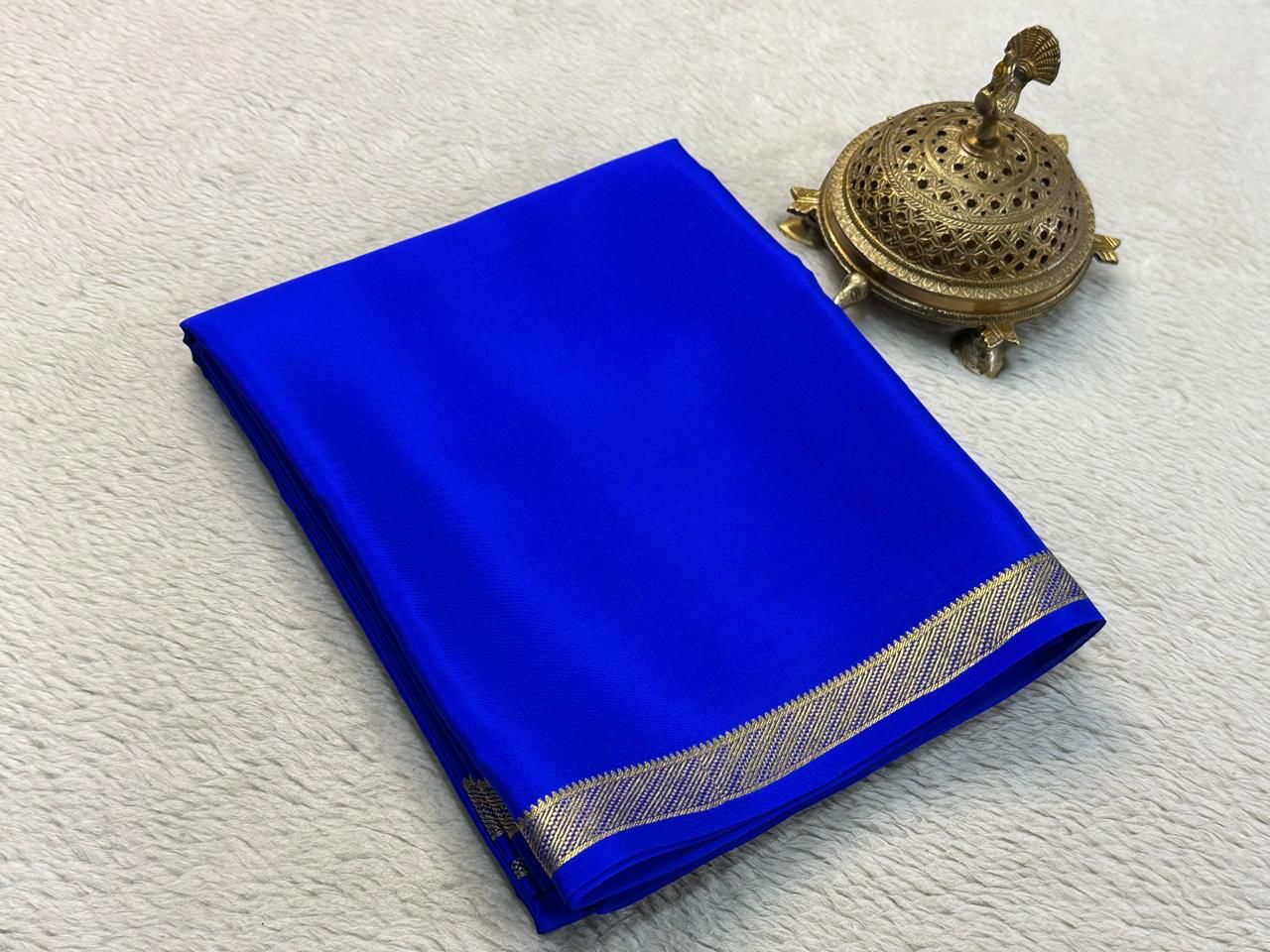 Timeless Beauty: Mysore Silk Crepe by Icultuers in Stunning Hues