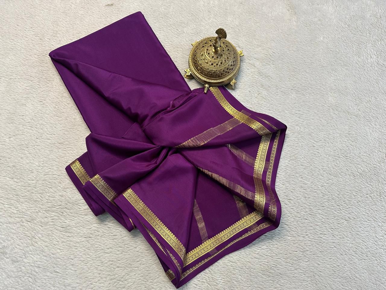 Bold & Beautiful: Mysore Silk Crepe by Icultuers in Solid Colors