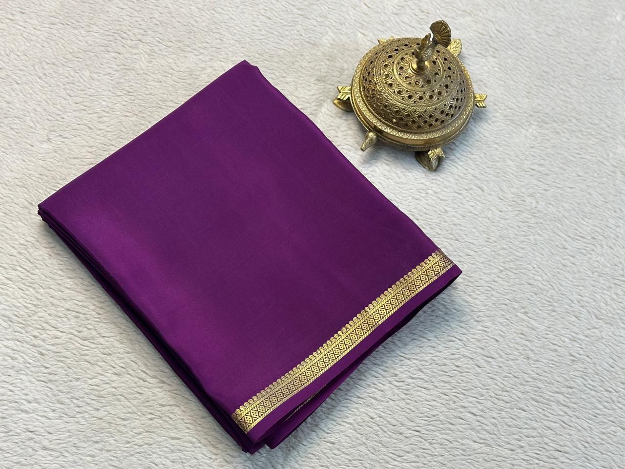 Bold & Beautiful: Mysore Silk Crepe by Icultuers in Solid Colors