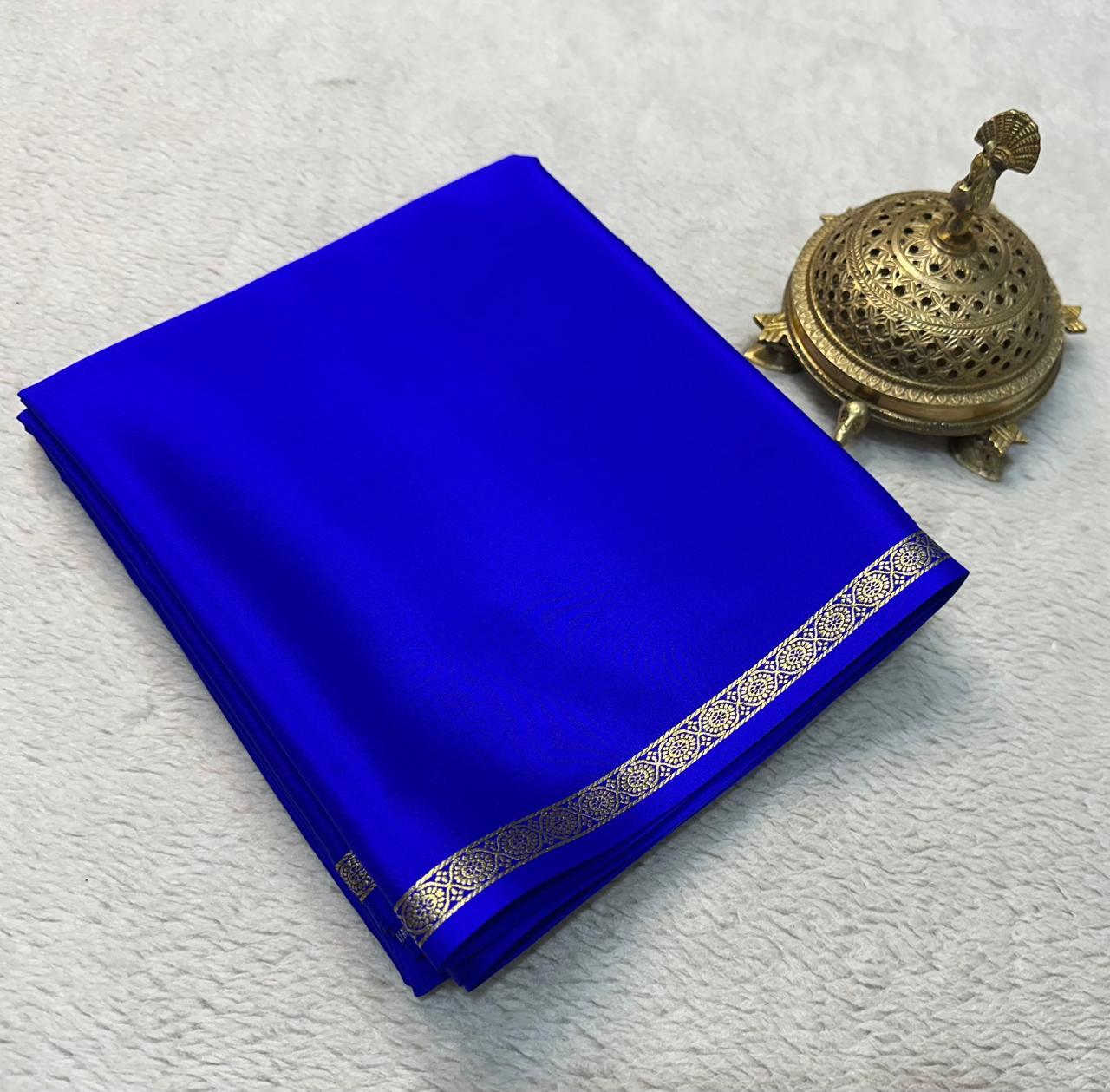 Sartorial Sophistication: Line Pallu by Icultuers with Petite Borders in Vibrant Solids