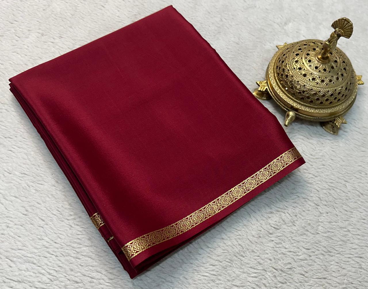 Radiate Grace with Mysore Silk Crepe by Icultuers