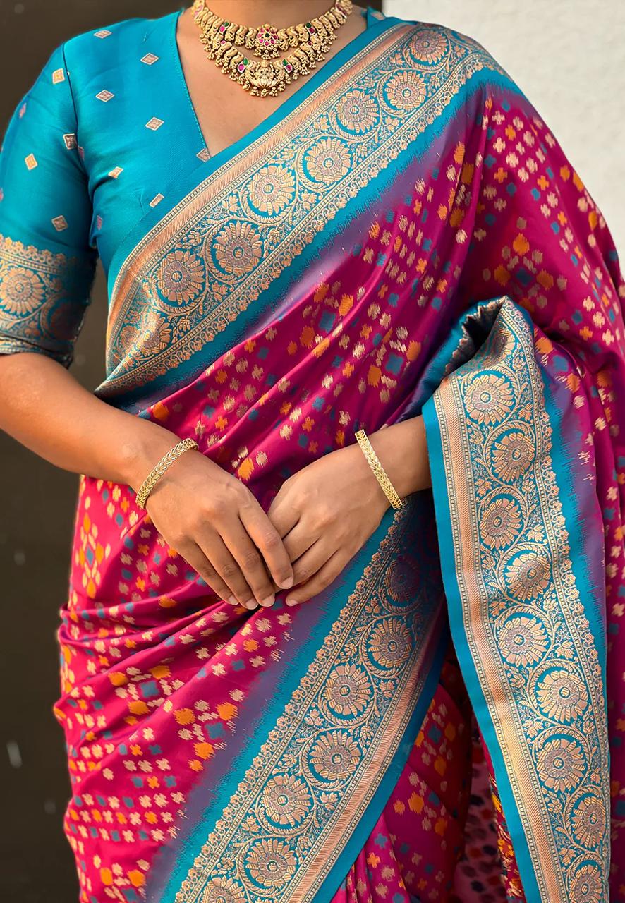 icultural icultural Banarasi Silk Saree – Festive Radiance in Every Drape