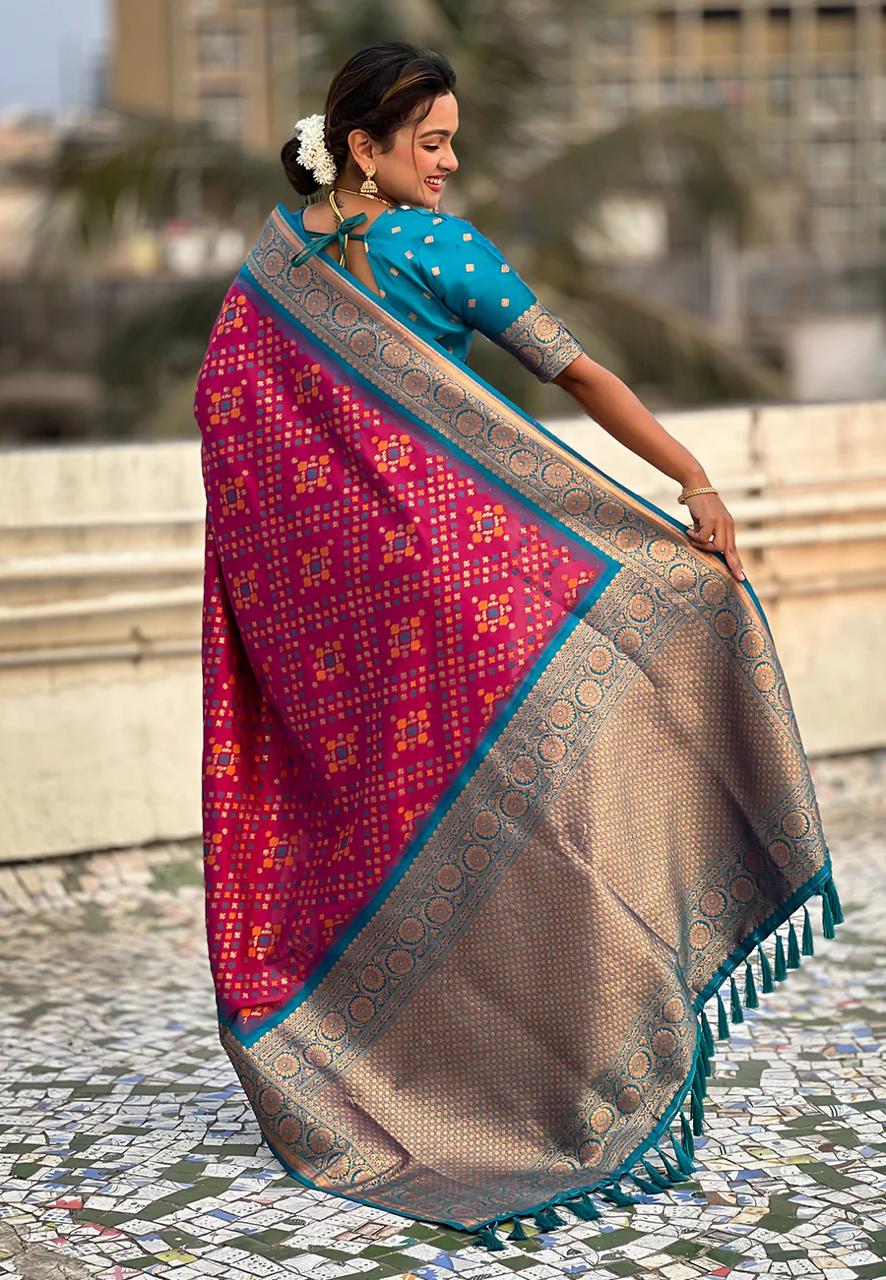 icultural icultural Banarasi Silk Saree – Festive Radiance in Every Drape